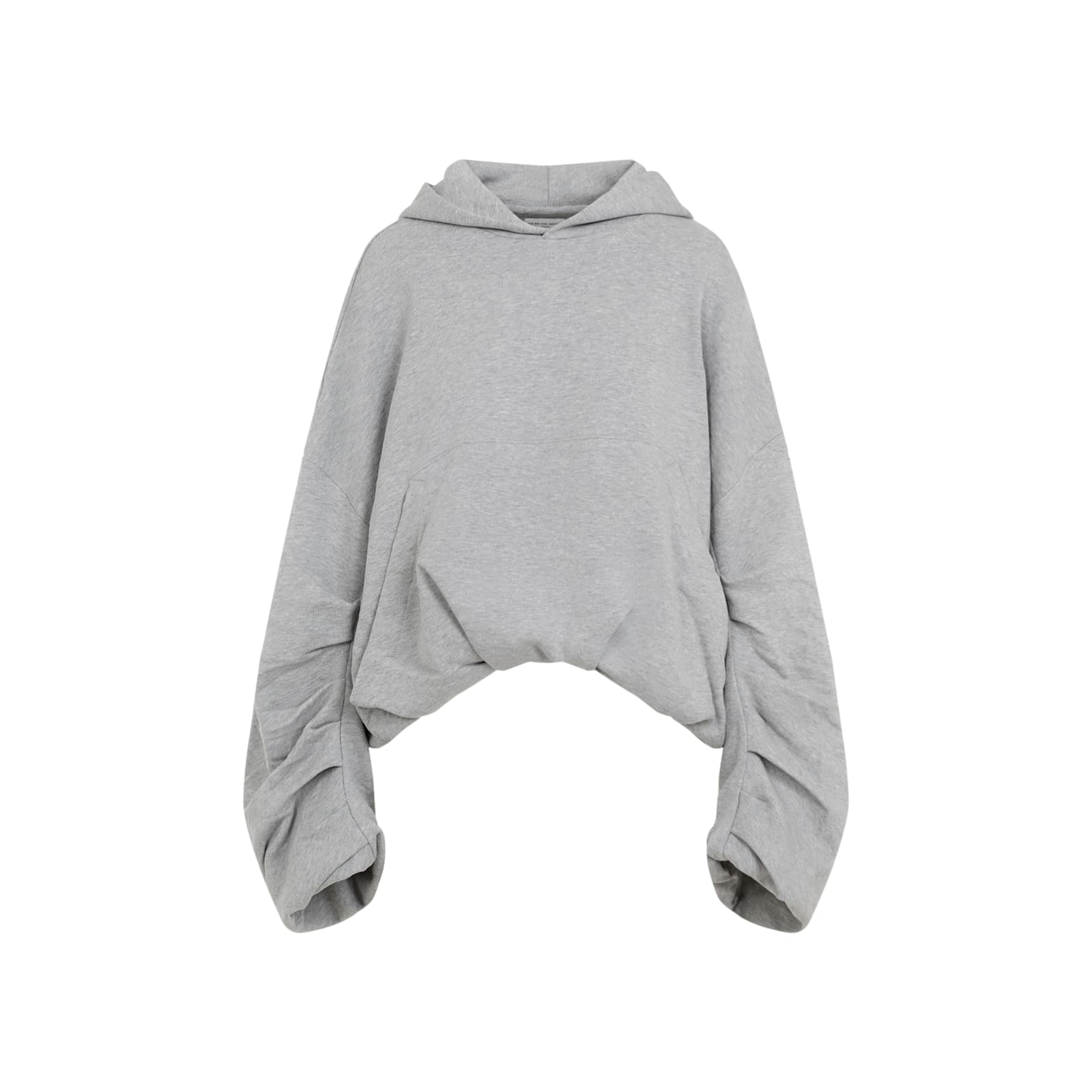 Shop Dries Van Noten Hannett Hoodie In Grey Melange