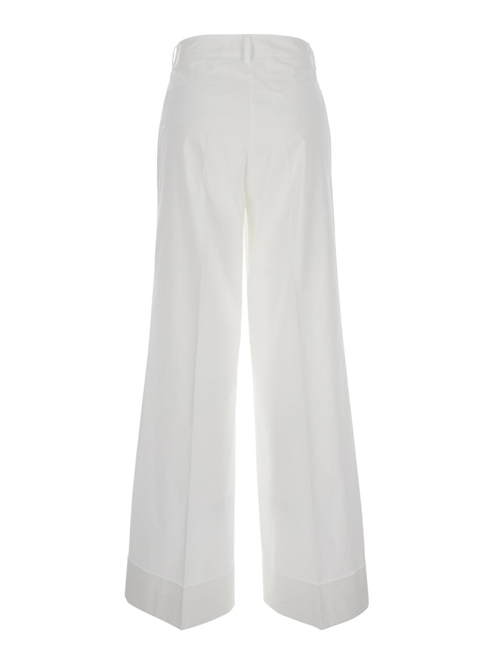 Shop P.a.r.o.s.h Pantalone - Cotone Unito In White