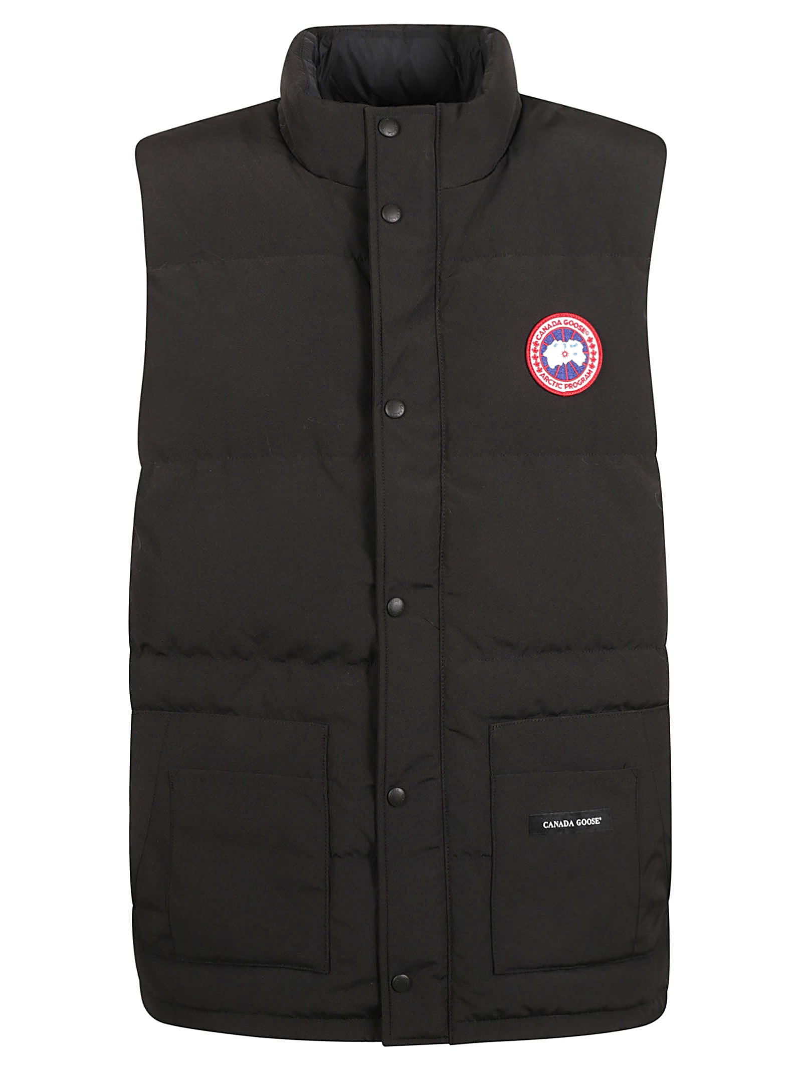 Shop Canada Goose Freestyle Crew Vest In Black