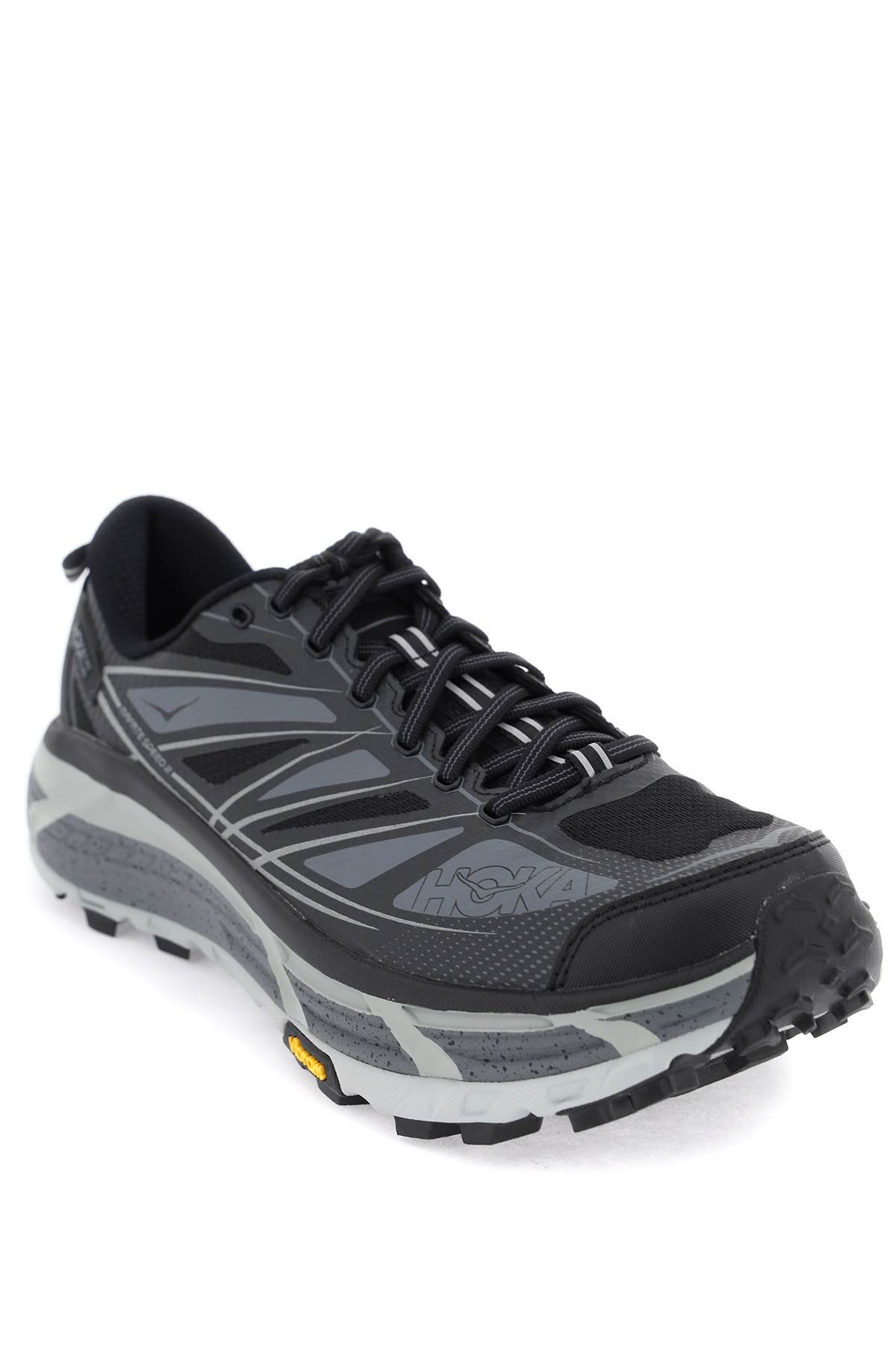 Hoka Mafate Speed 2 Rubber And Mesh Running Sneakers In Bcstl Black / Castlerock