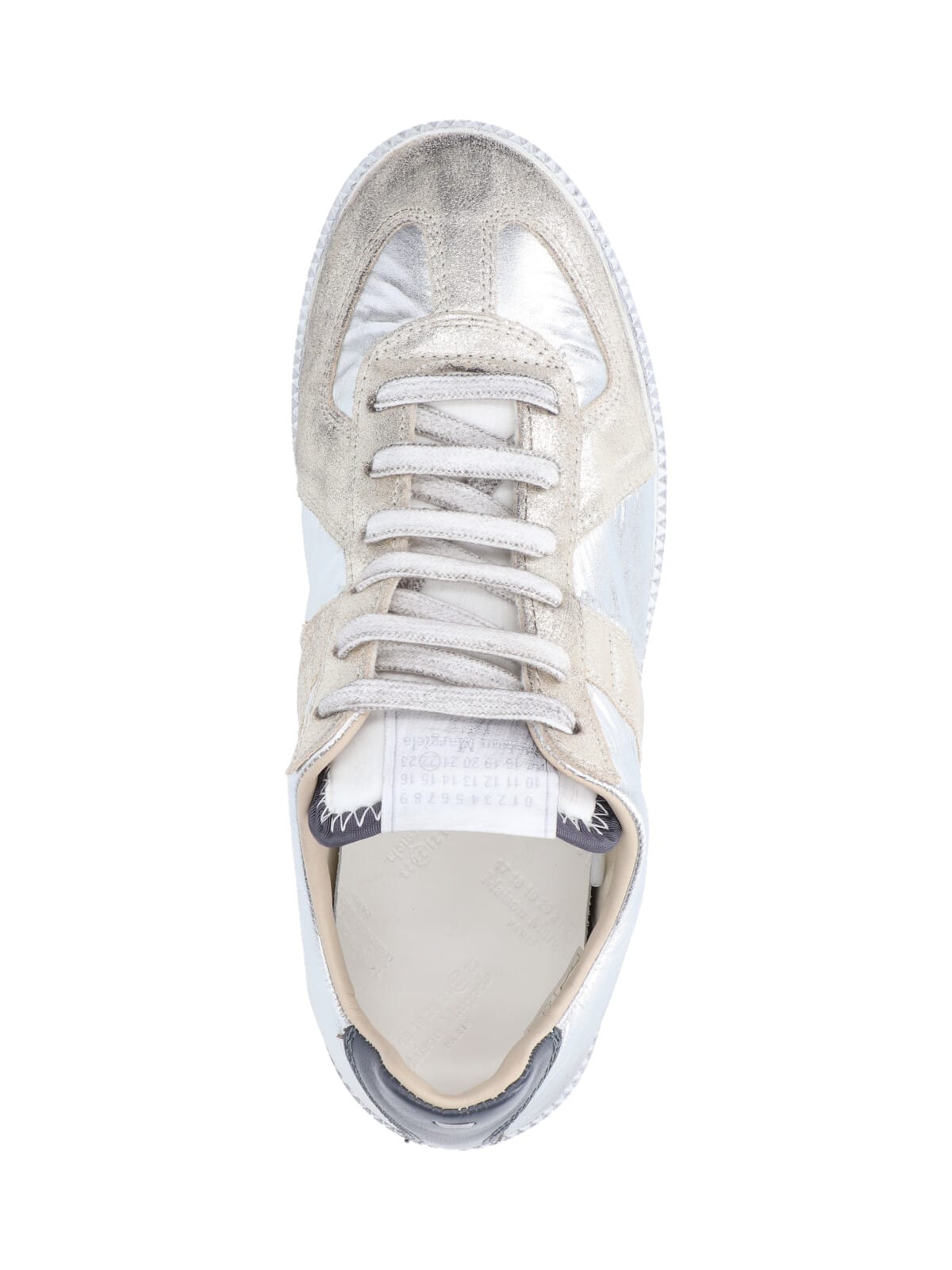 Maison Margiela Replica Sneakers In Silver