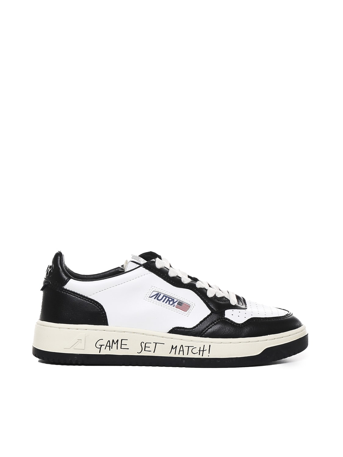 Shop Autry Sneakers Medalist Low In Black, White