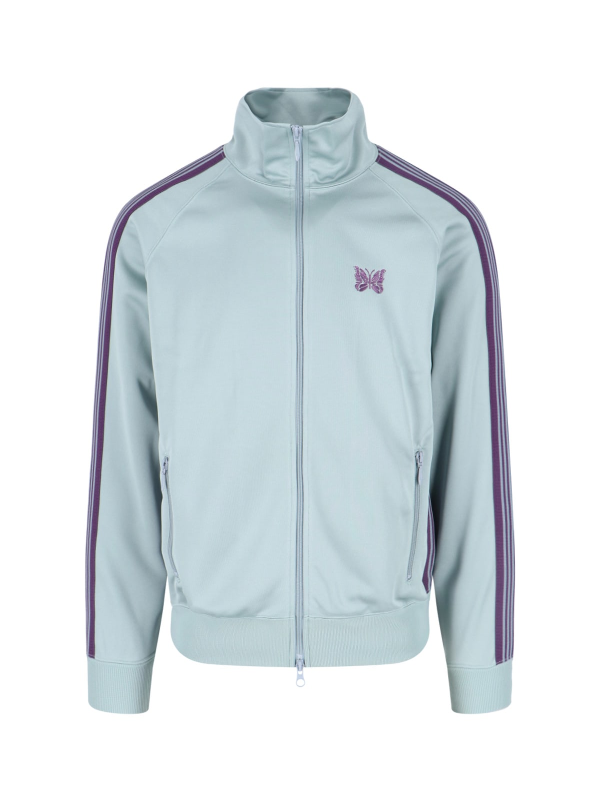 Needles Men's Blue/ Zip Sweatshirt In Blue
