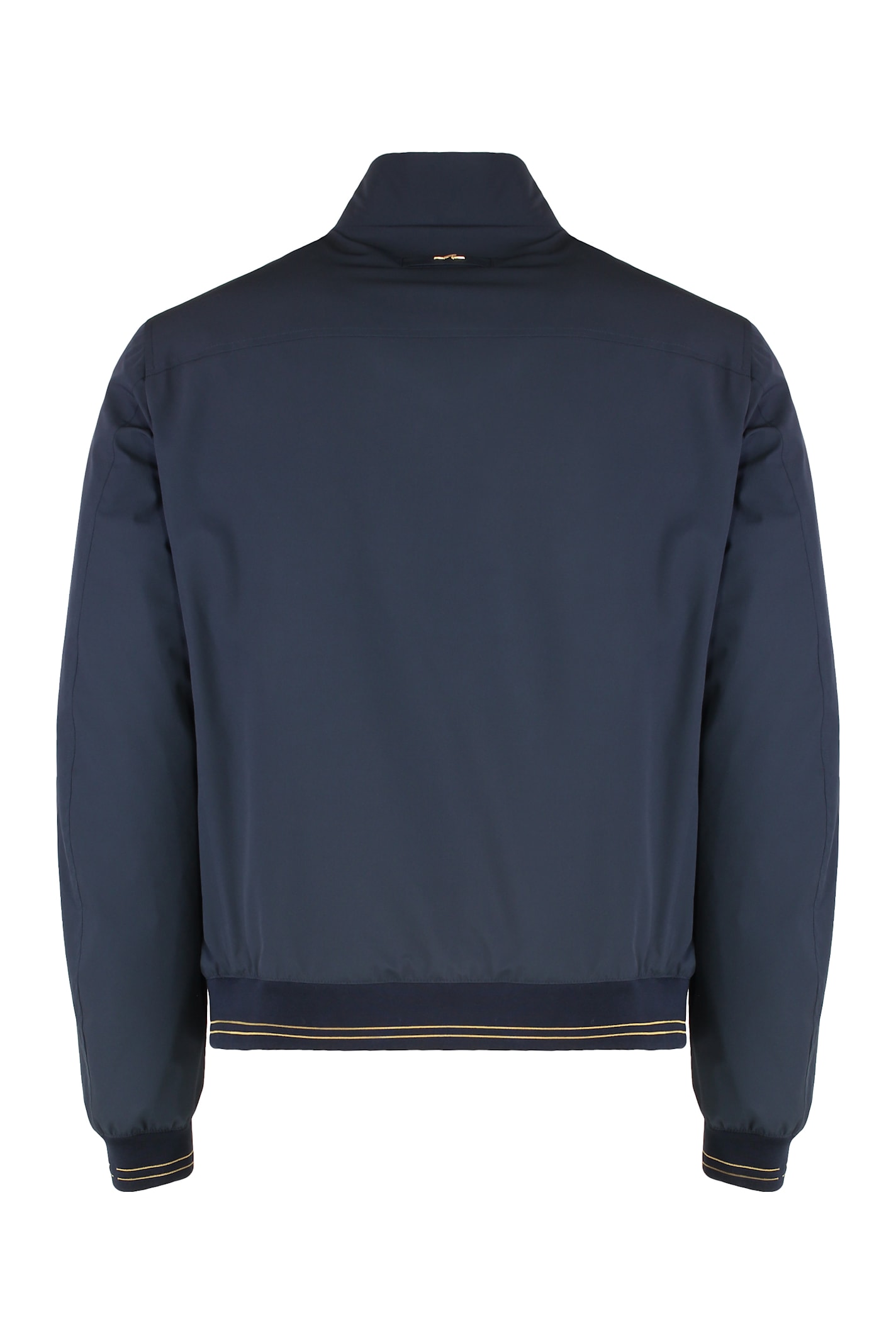Paul&shark Technical Fabric Waterproof Jacket In Blue