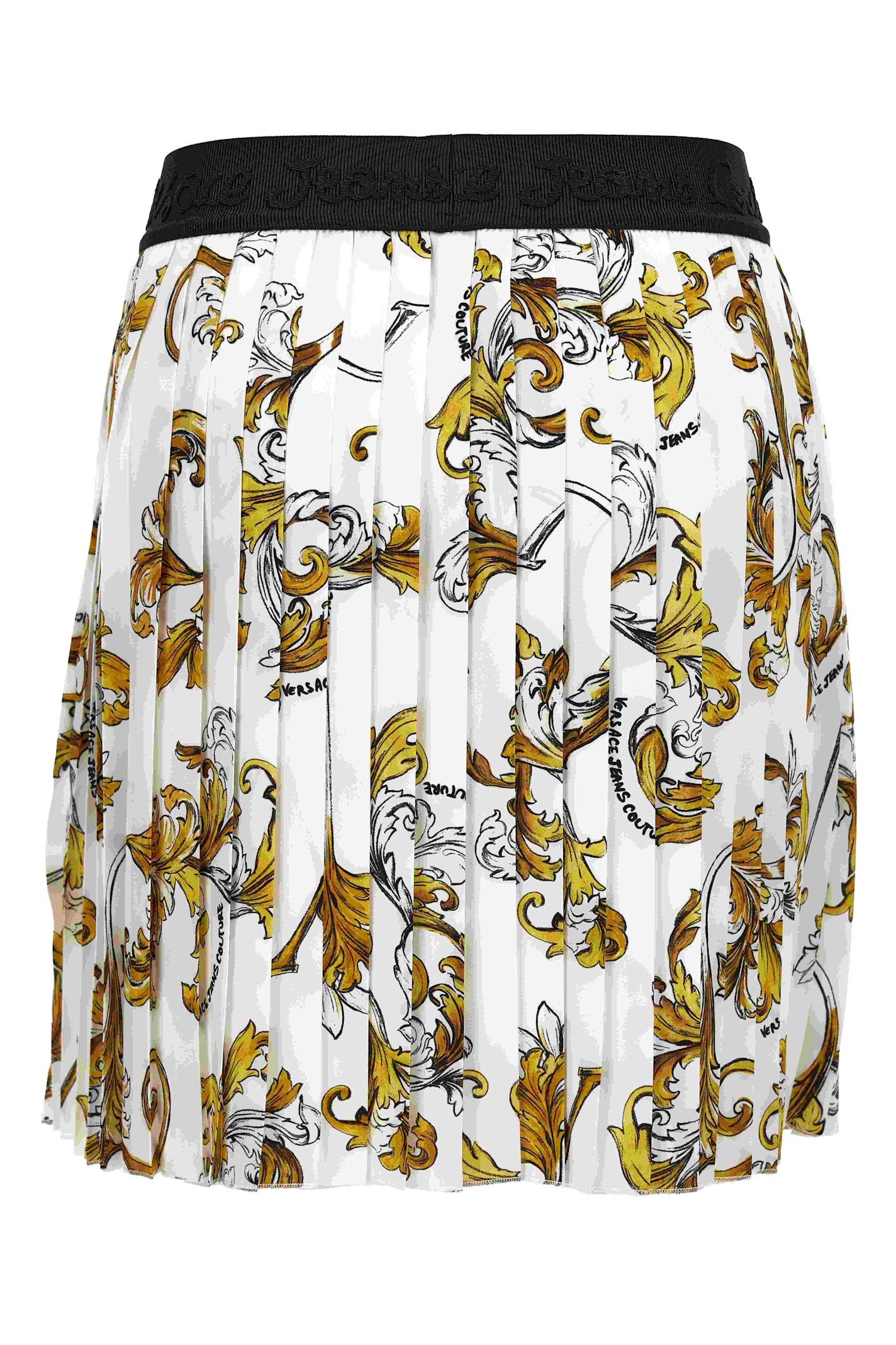 Versace Jeans Couture Midi Skirt In White