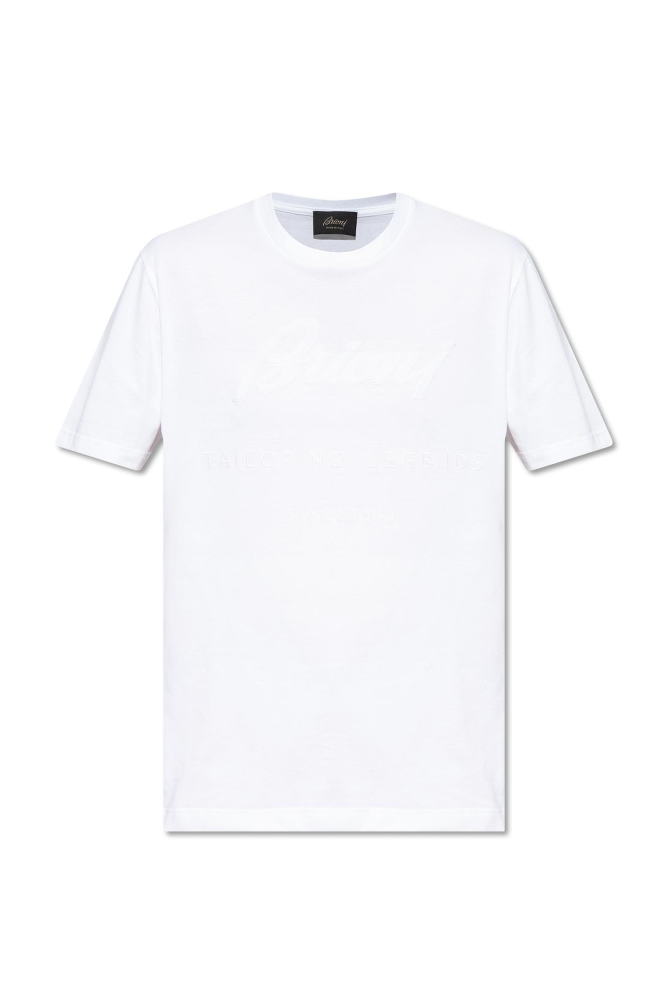Brioni X Brad Pitt Hidden-placket Tuxedo Shirt in White for Men