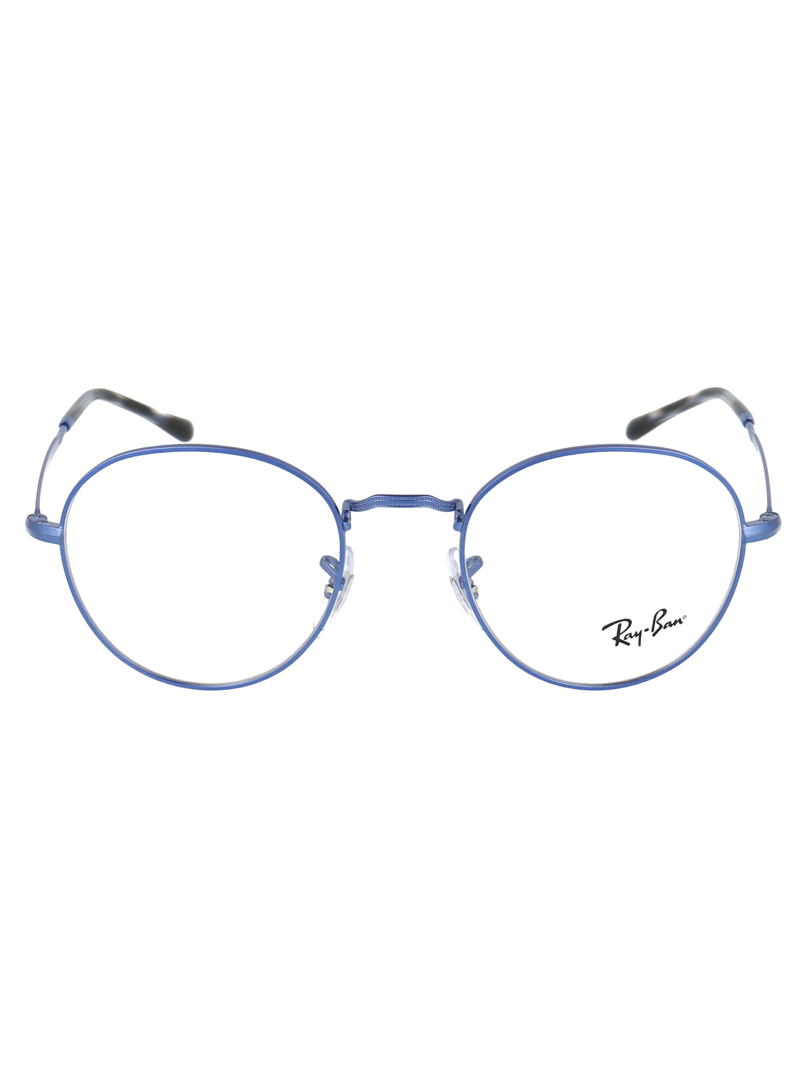Ray Ban Round Metal Ii Glasses In 3071 Sand Trasparent Blu