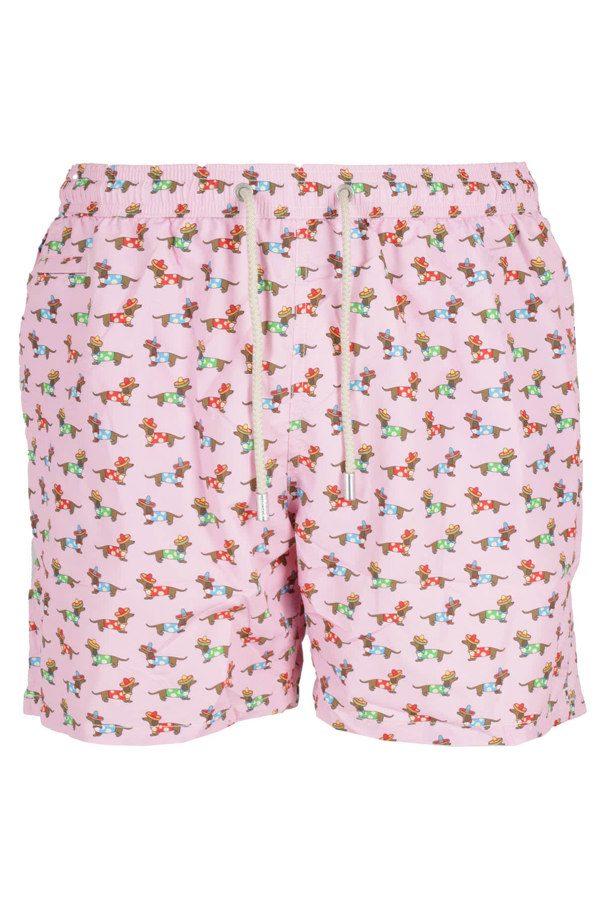 Mc2 Saint Barth Holyday Dog Swim Shorts In Holiday Dog