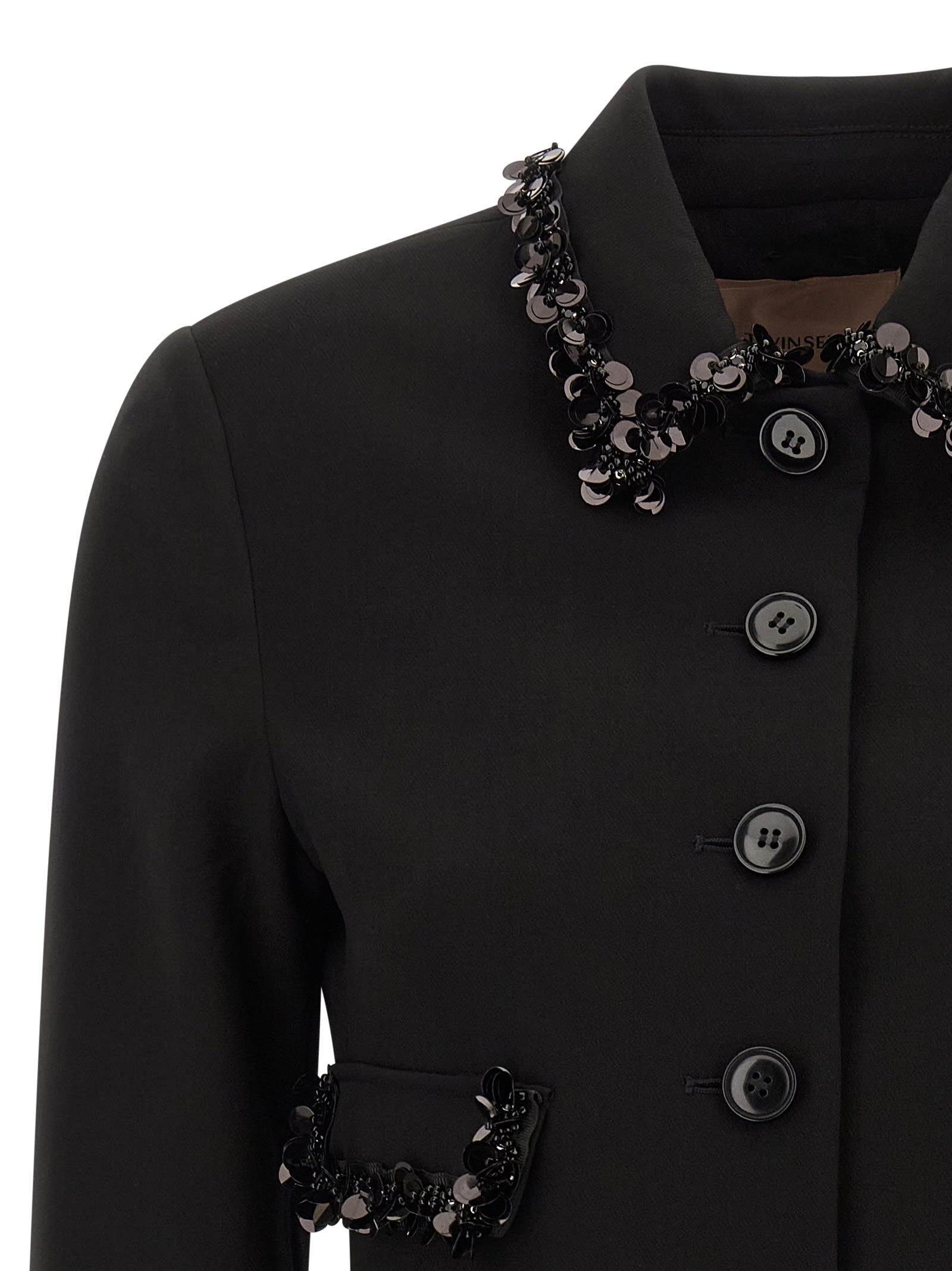 Twinset Bolero Blazer In Black