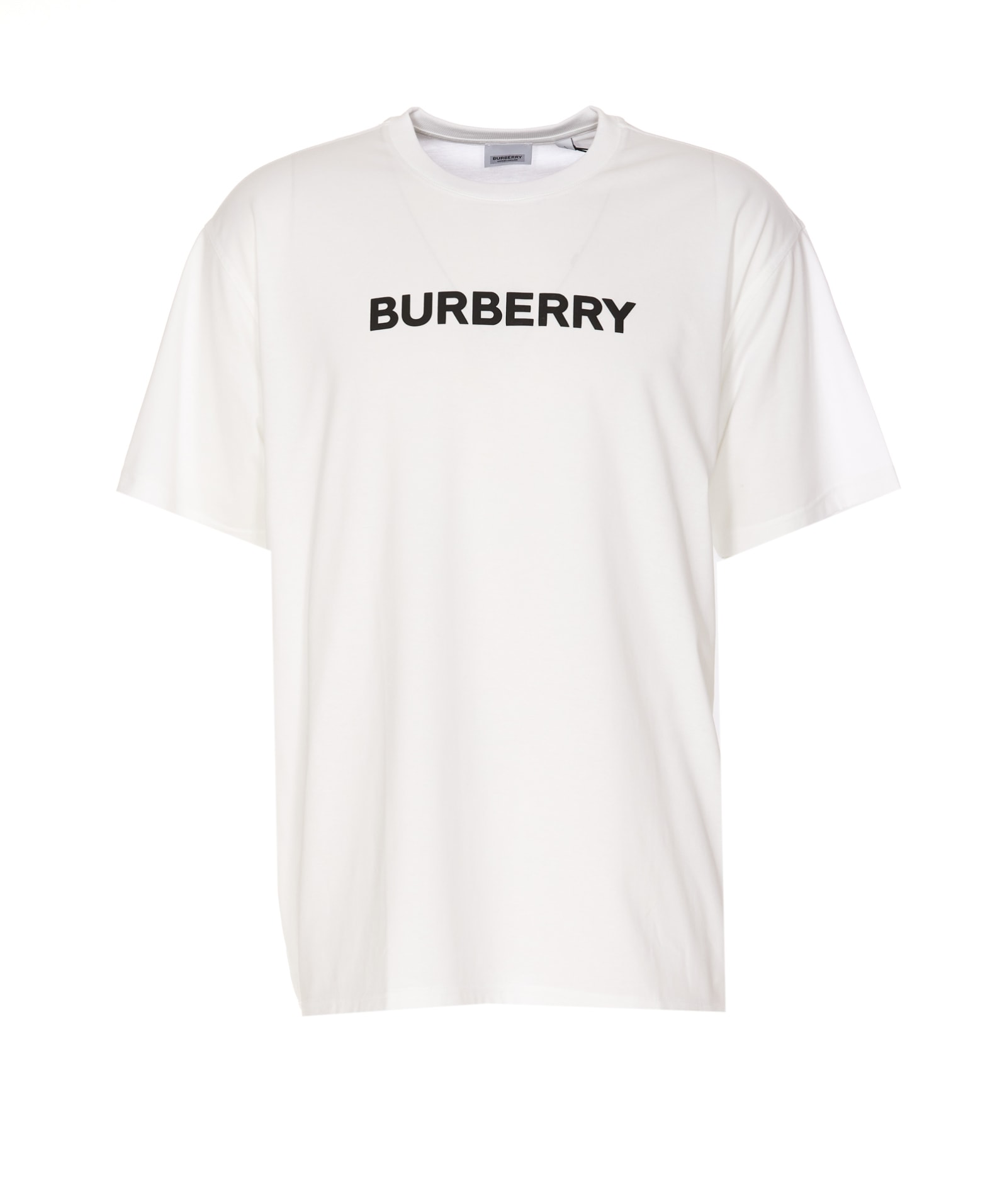 Shop Burberry Harriston T-shirt In White