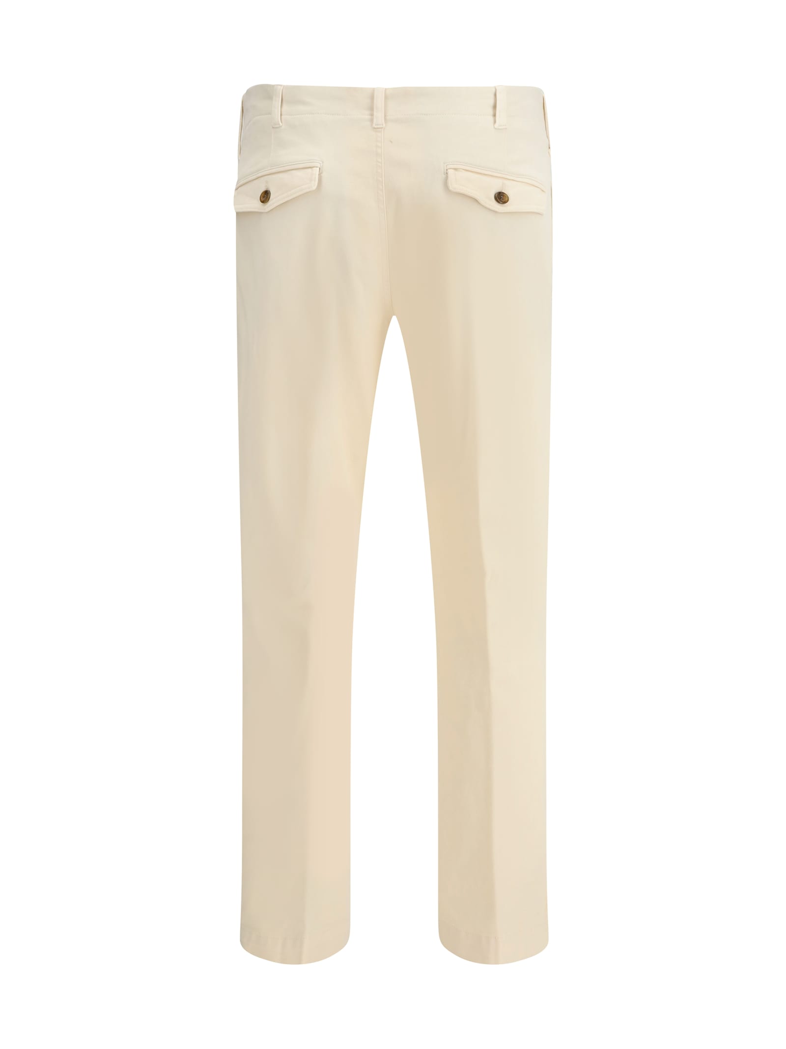 Germano Zama Cotton Slim Pants In Multi