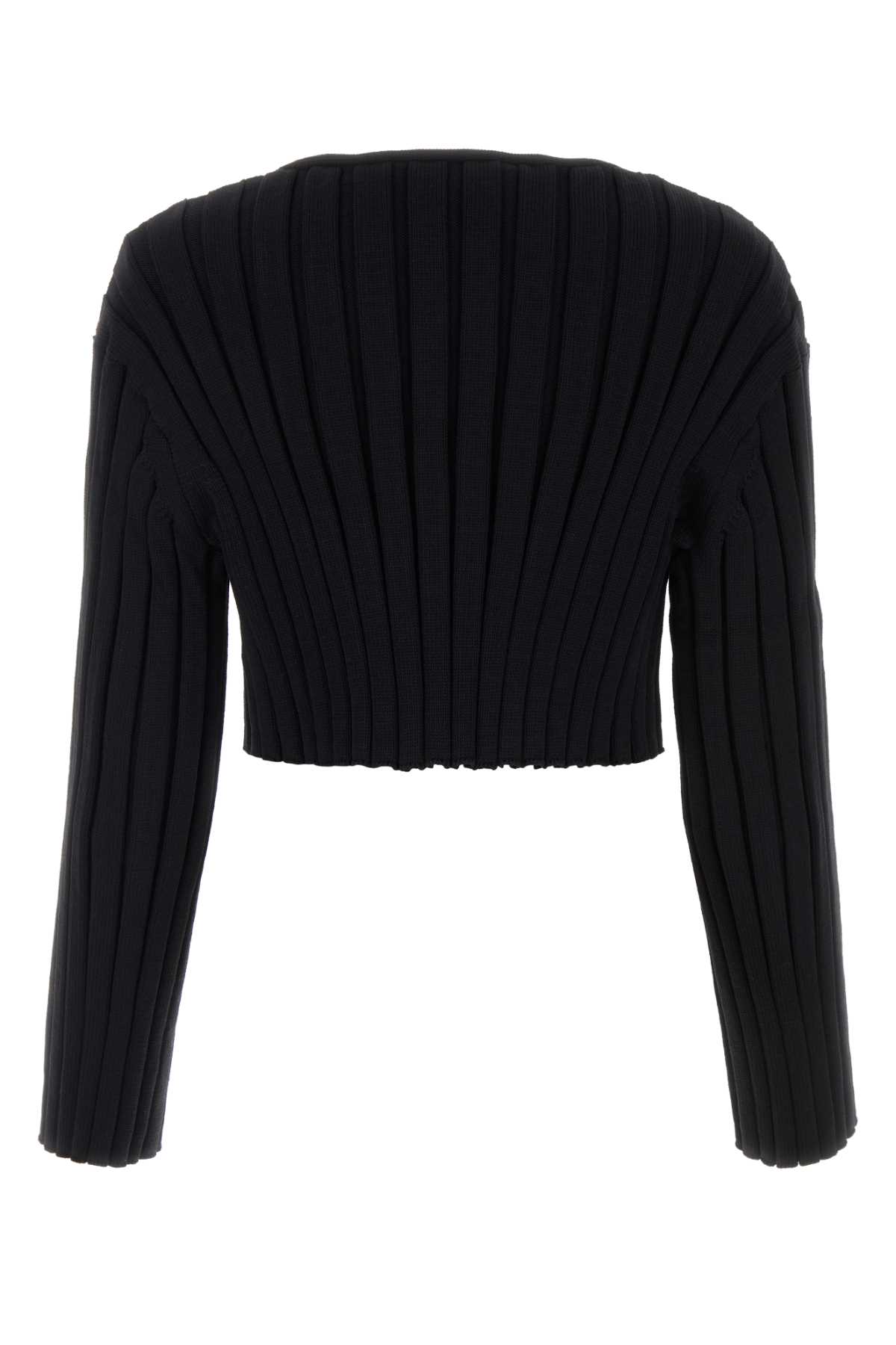 Shop Alexander Wang T Black Stretch Nylon Sweater