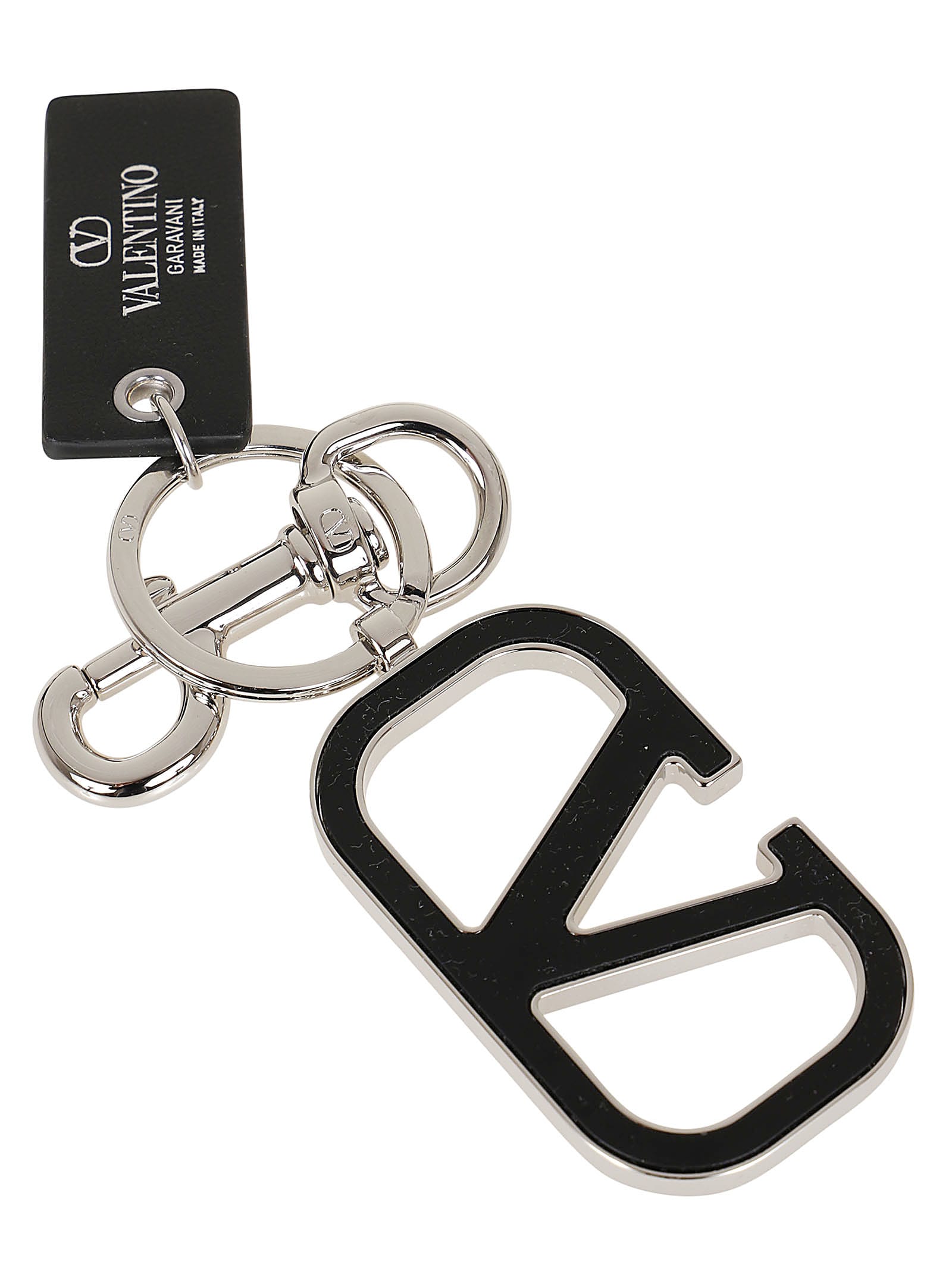 Valentino Garavani V Logo Signature Goldtone Keychain Key Ring Pendant -  Ruby Lane