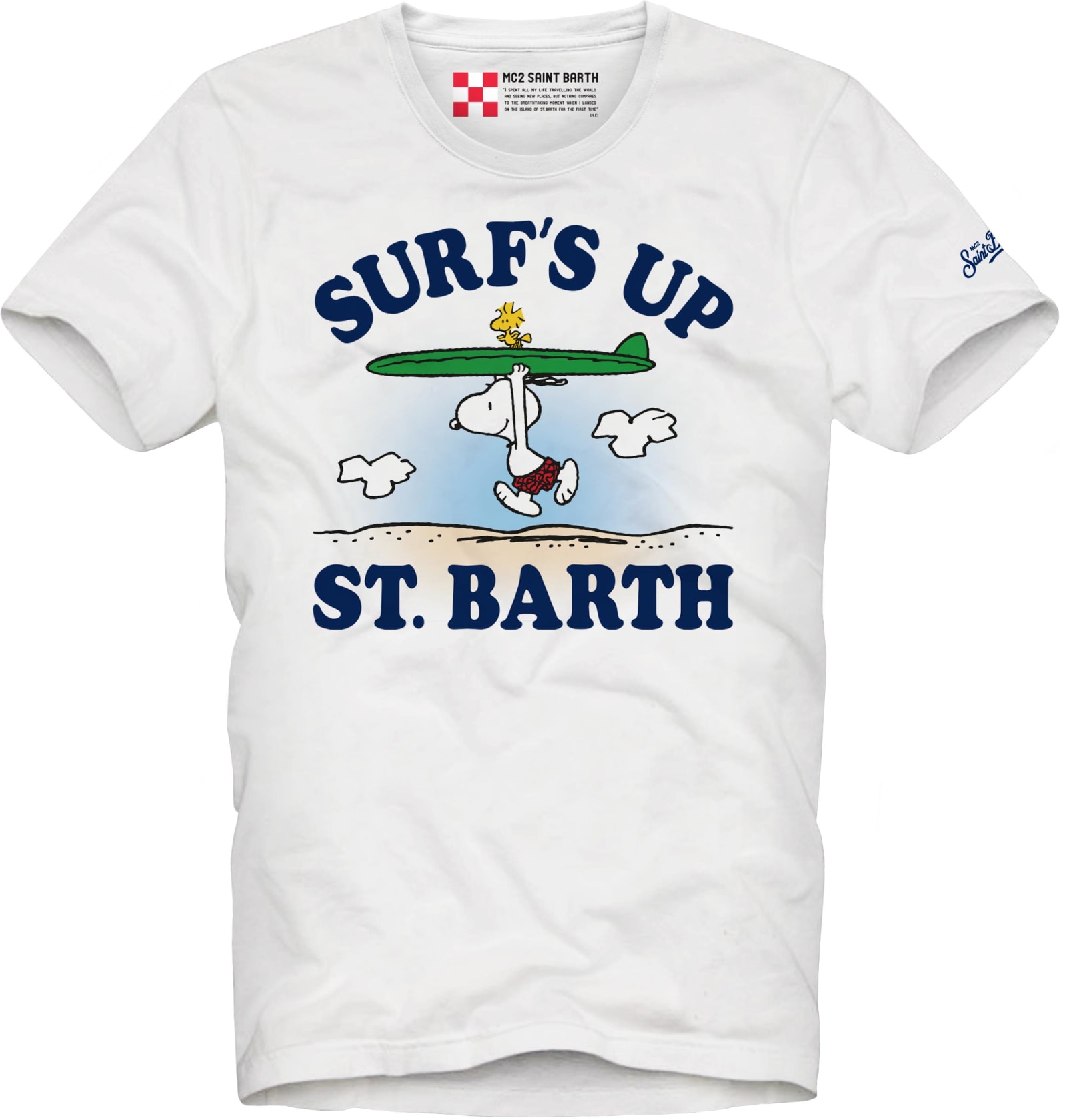 MC2 Saint Barth Snoopy Surfs Up T-shirt Boy