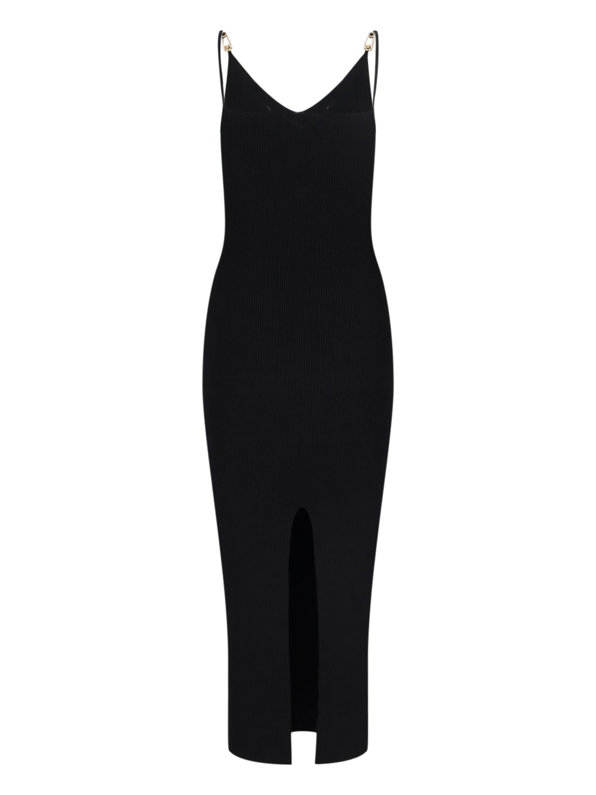 Versace Safety Pin Suspender Midi Dress