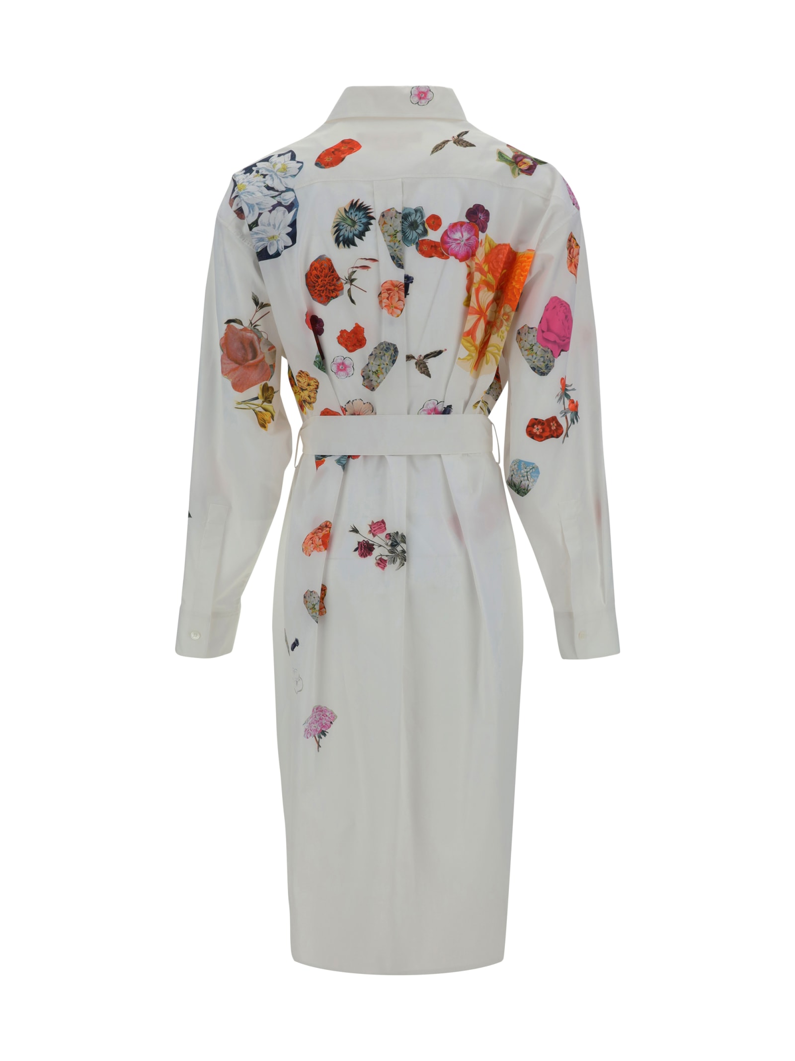 Shop Marni Chemisier Dress In Lily White