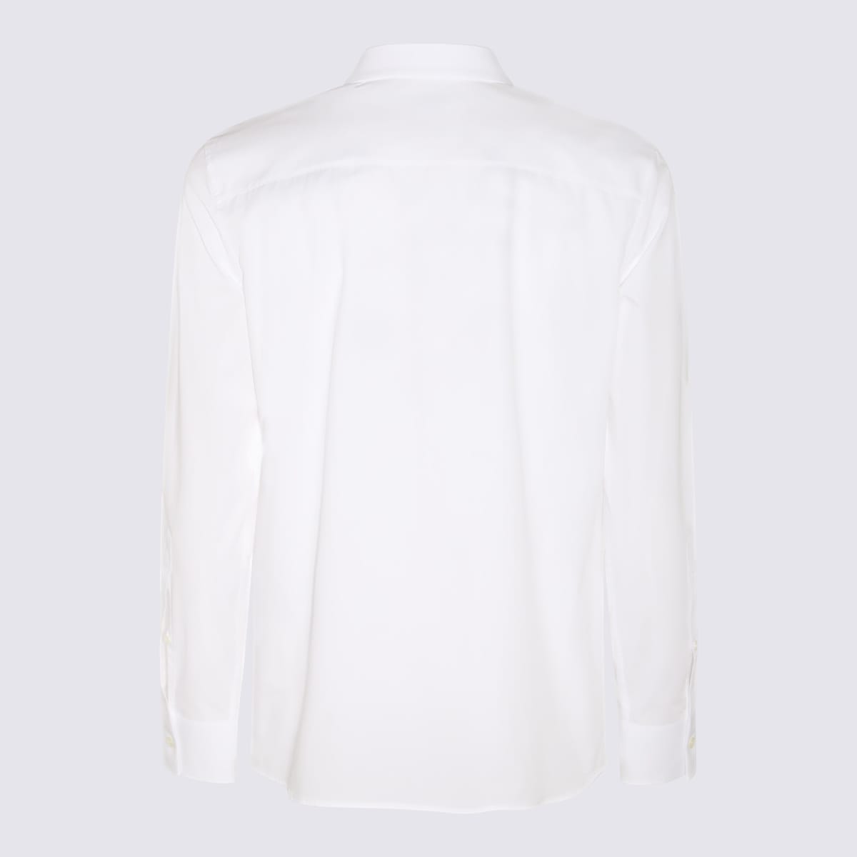 Shop Valentino White Cotton Shirt