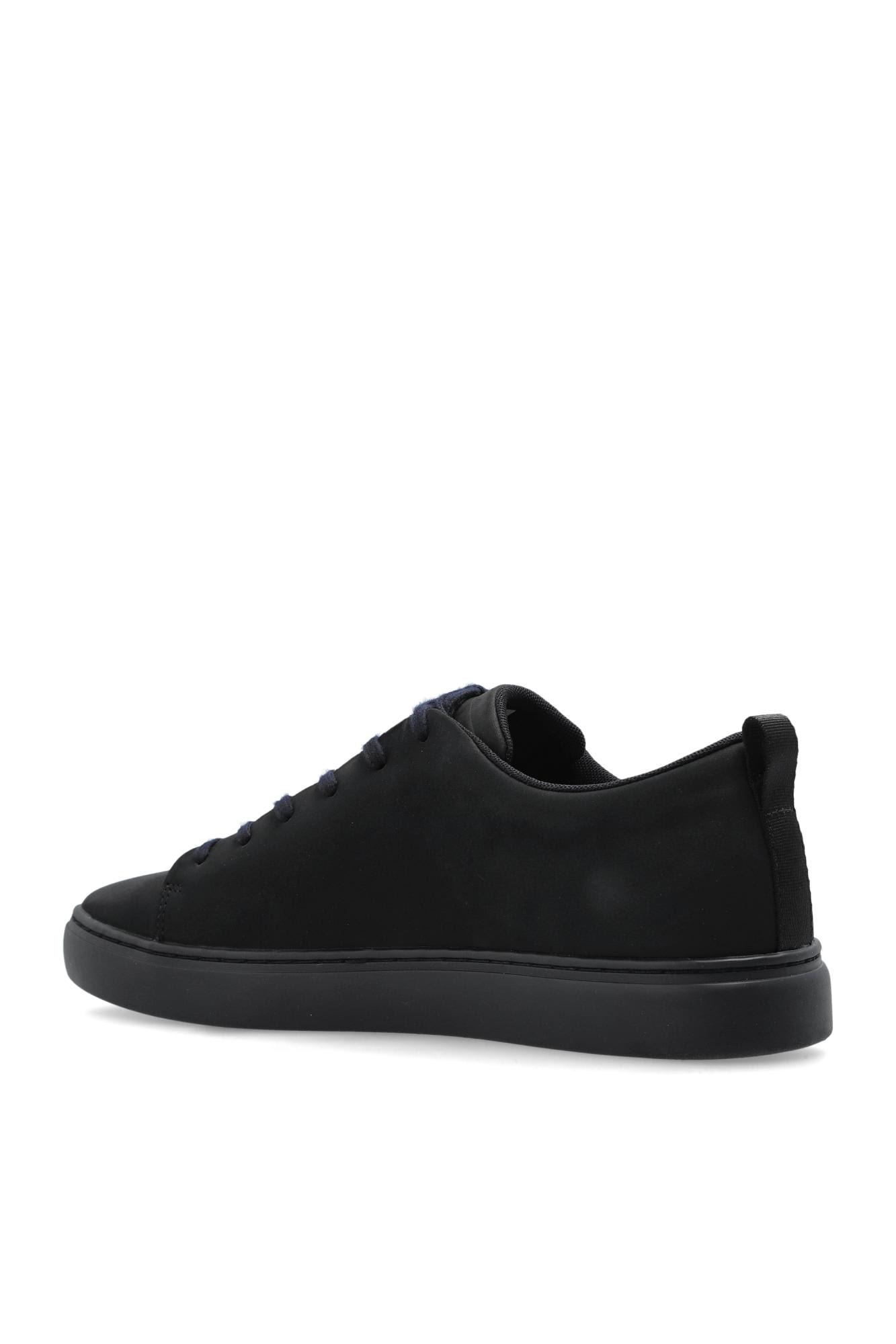 Paul Smith Navy Blue Leather Sneakers