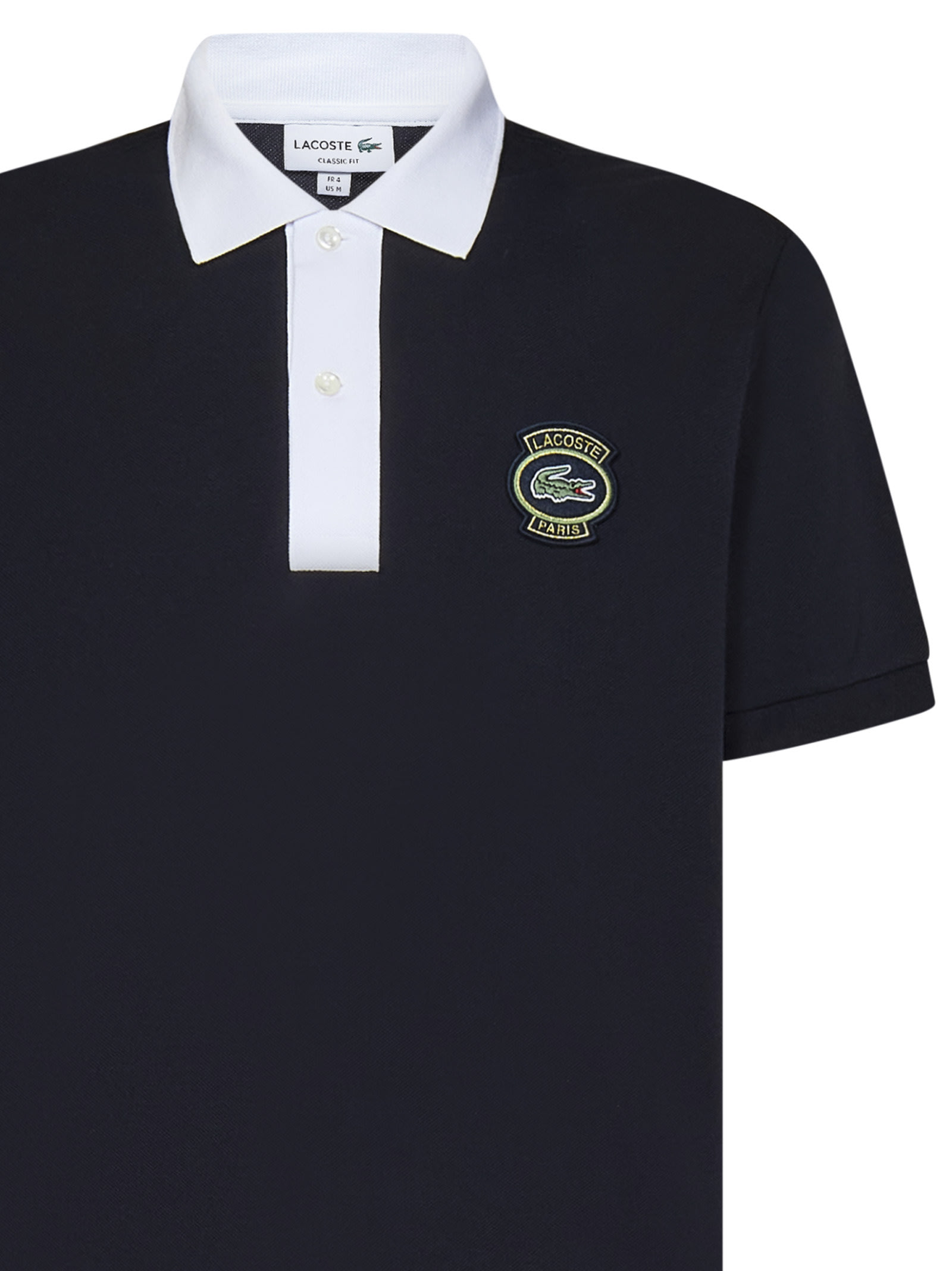 Shop Lacoste Mens Badge Original L.12.12 Polo Shirt In Blue