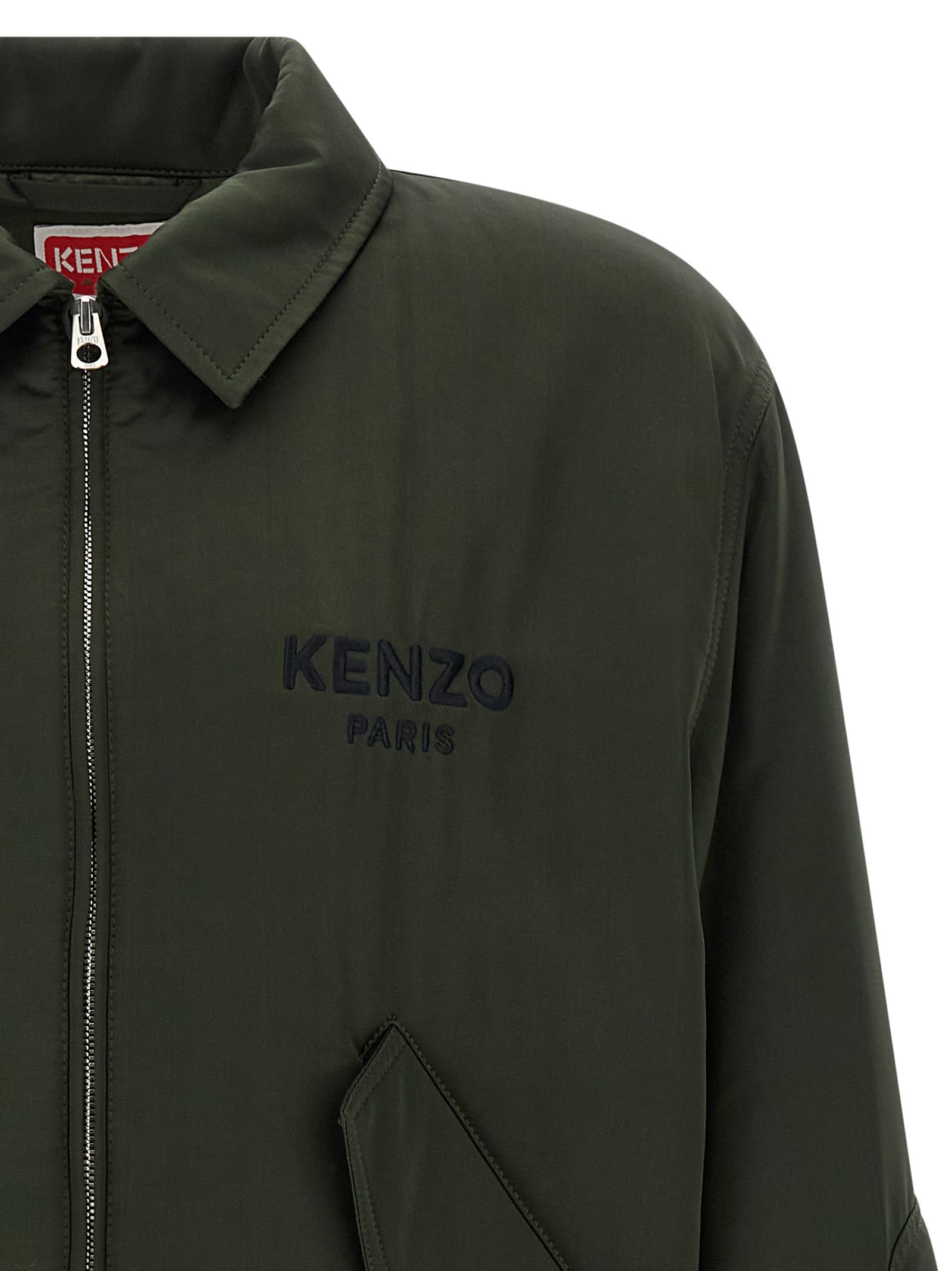 Kenzo Boke Flower Padded Jacket In Green