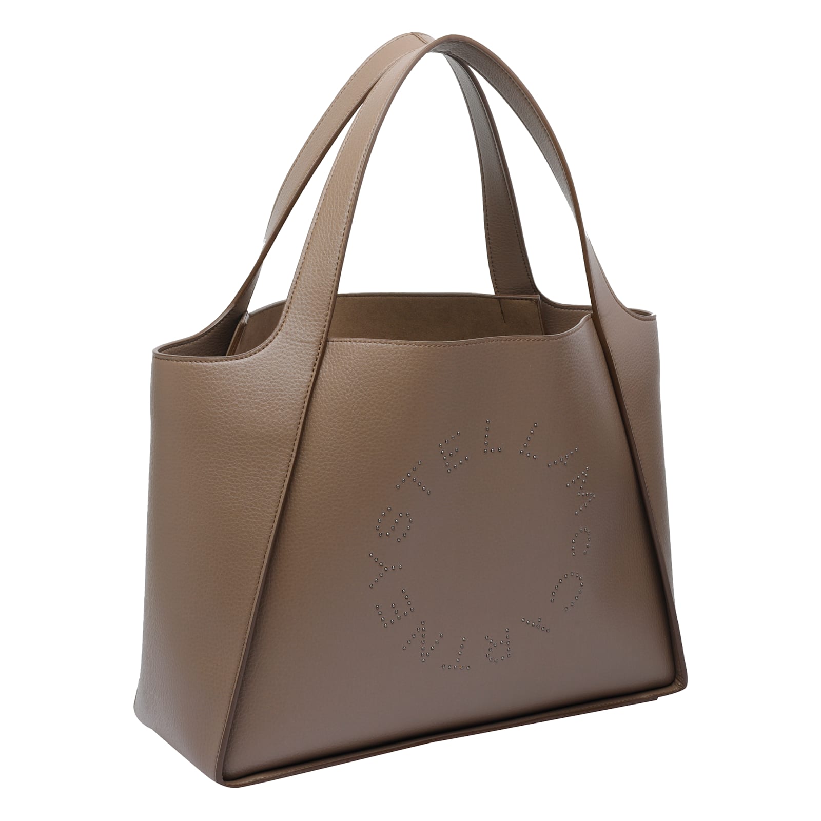 Stella Mccartney Large Tote With Logo In Pink