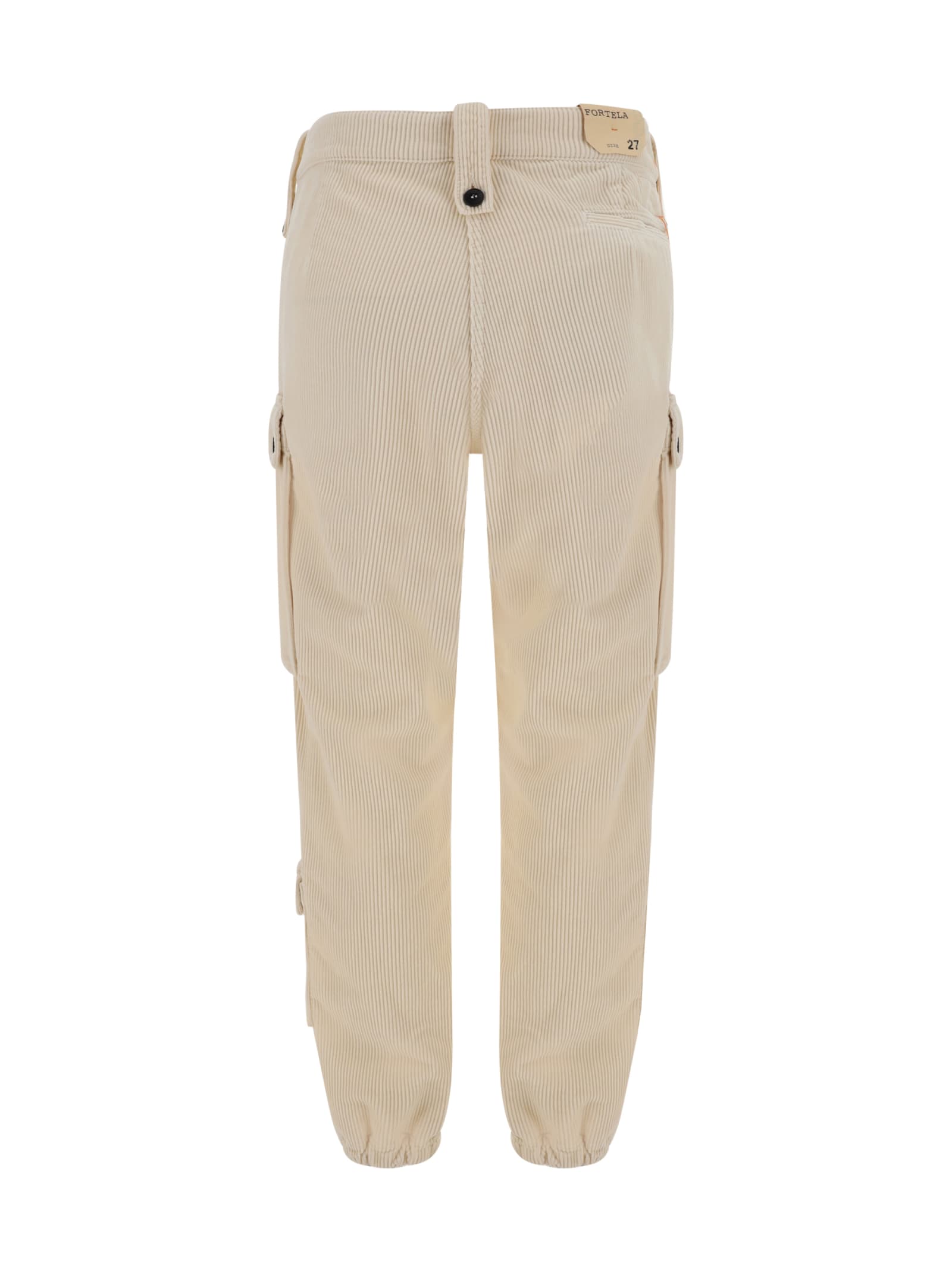 Shop Fortela Cargo Pants In Off White