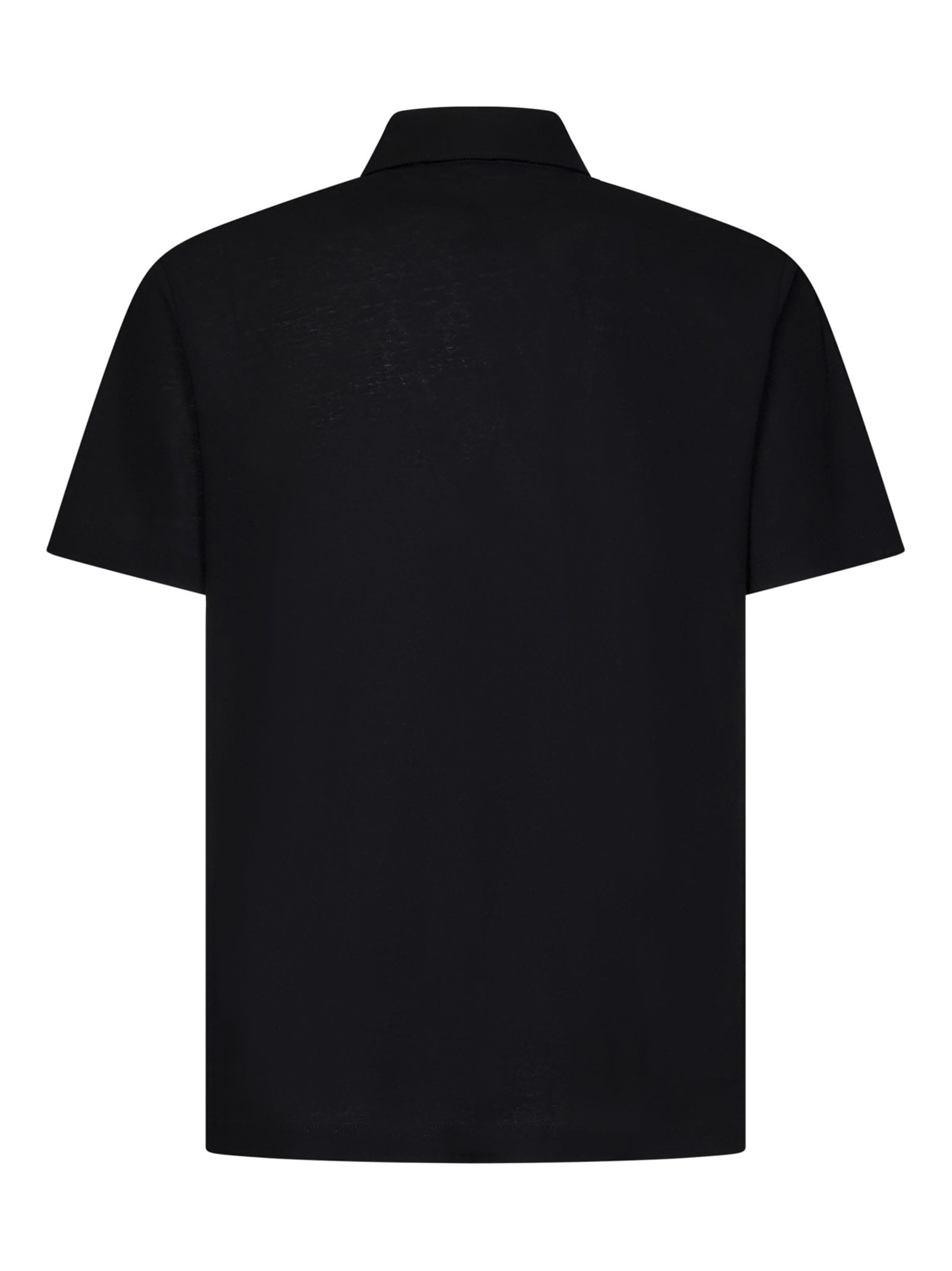 Herno Polo Uni En Coton In Black