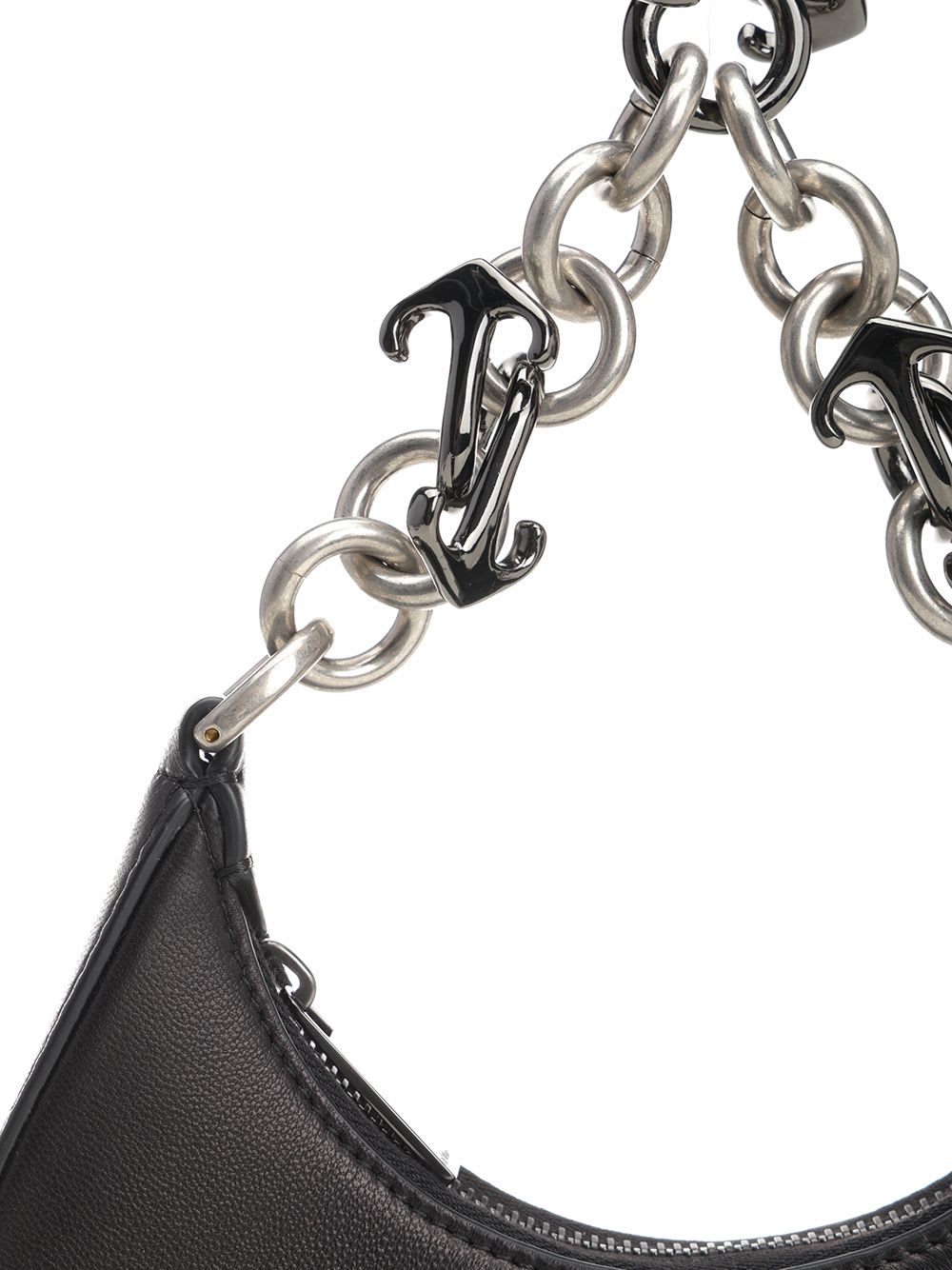 Off-white Hemisphere Shoulder Bag In Black