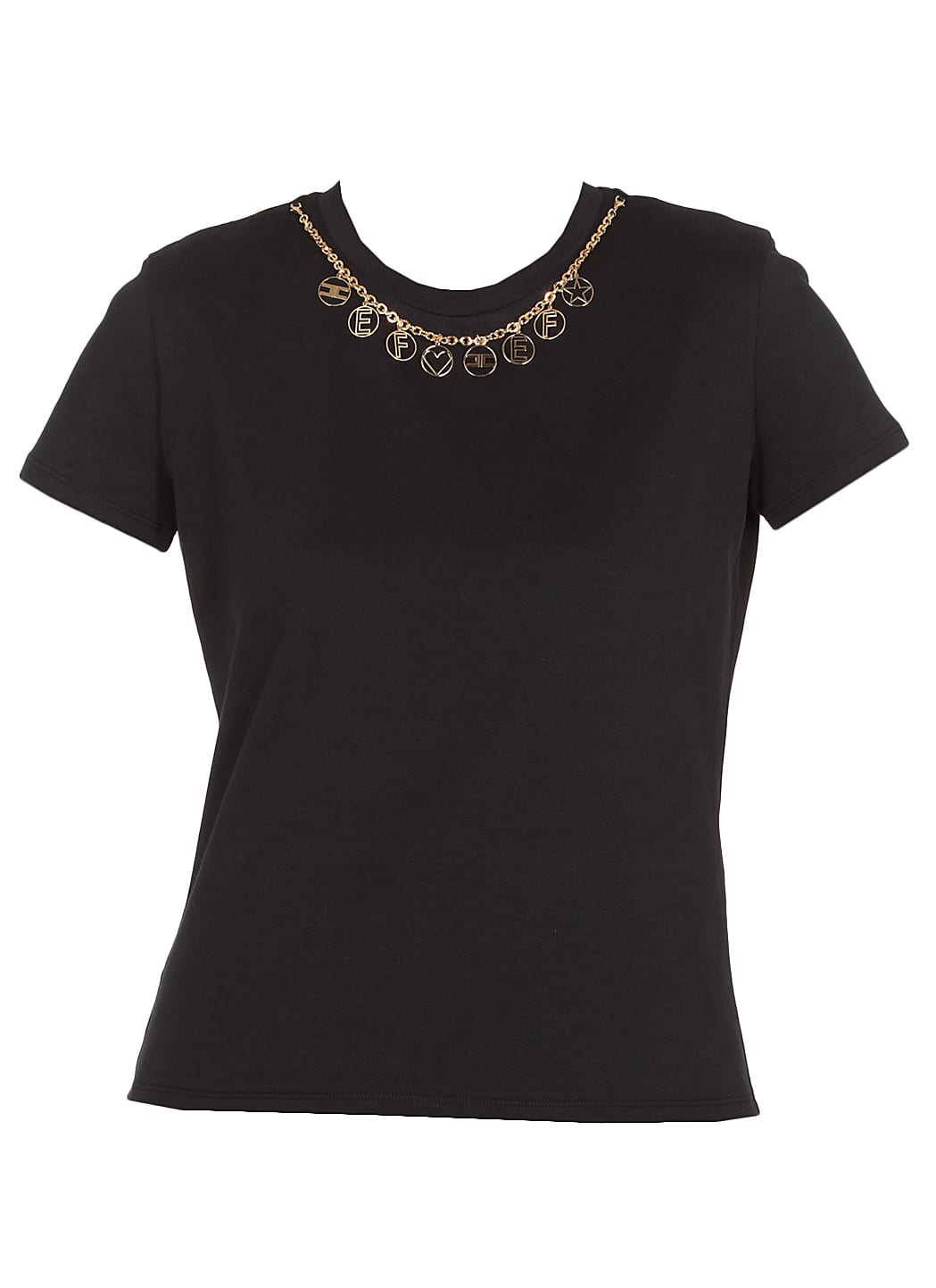Elisabetta Franchi T-shirt With Removable Charm