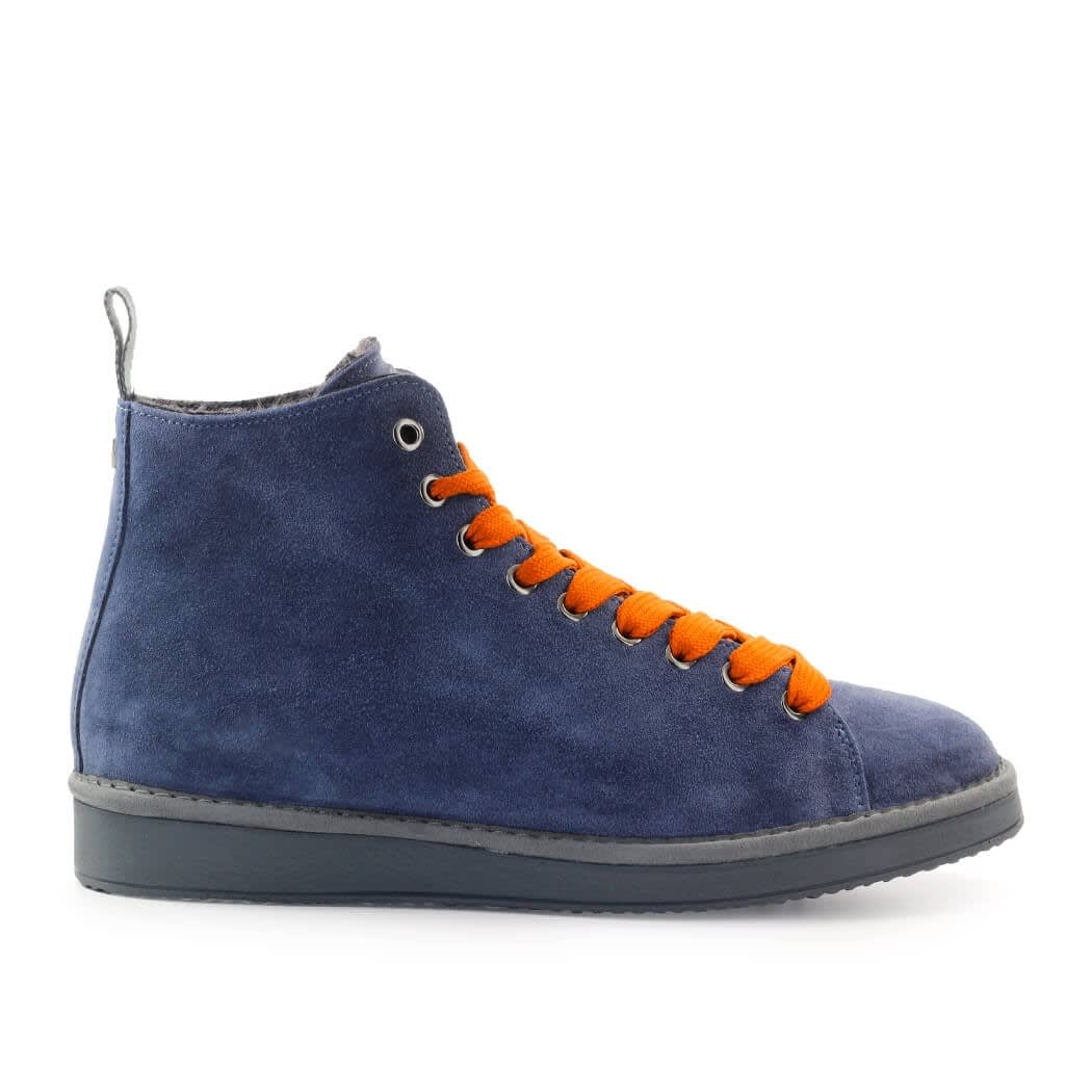Panchic Bleu Orange Suede Ankle Boot