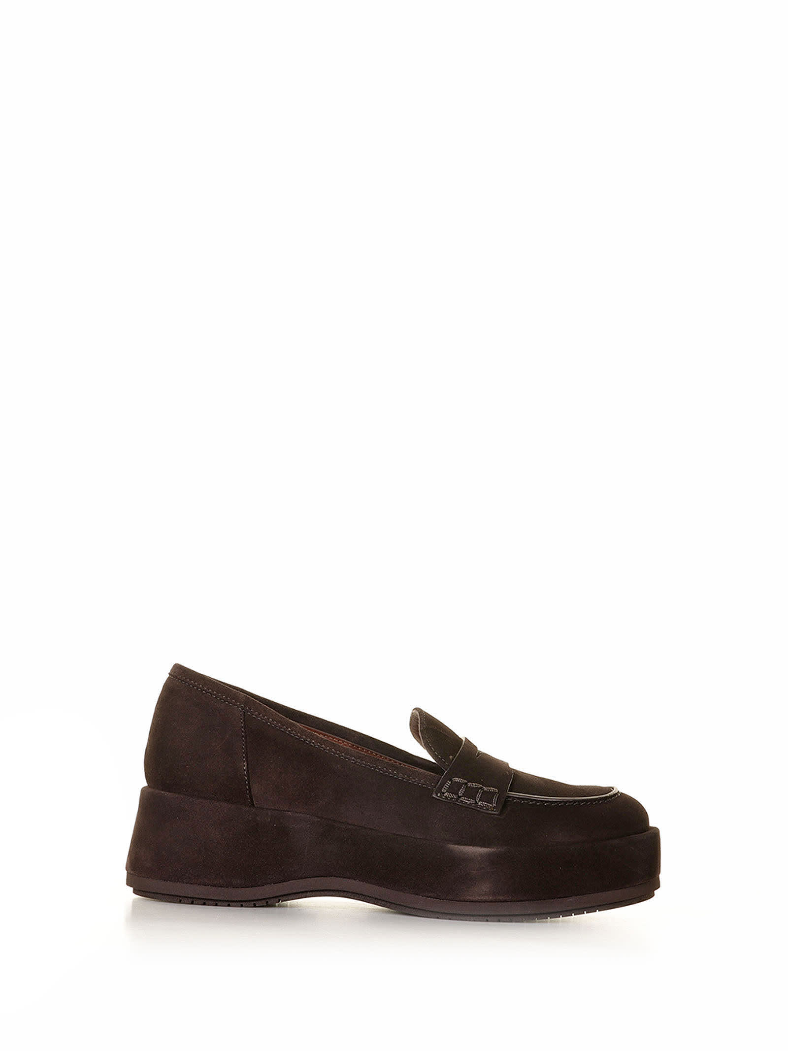 Brown Platform Loafer