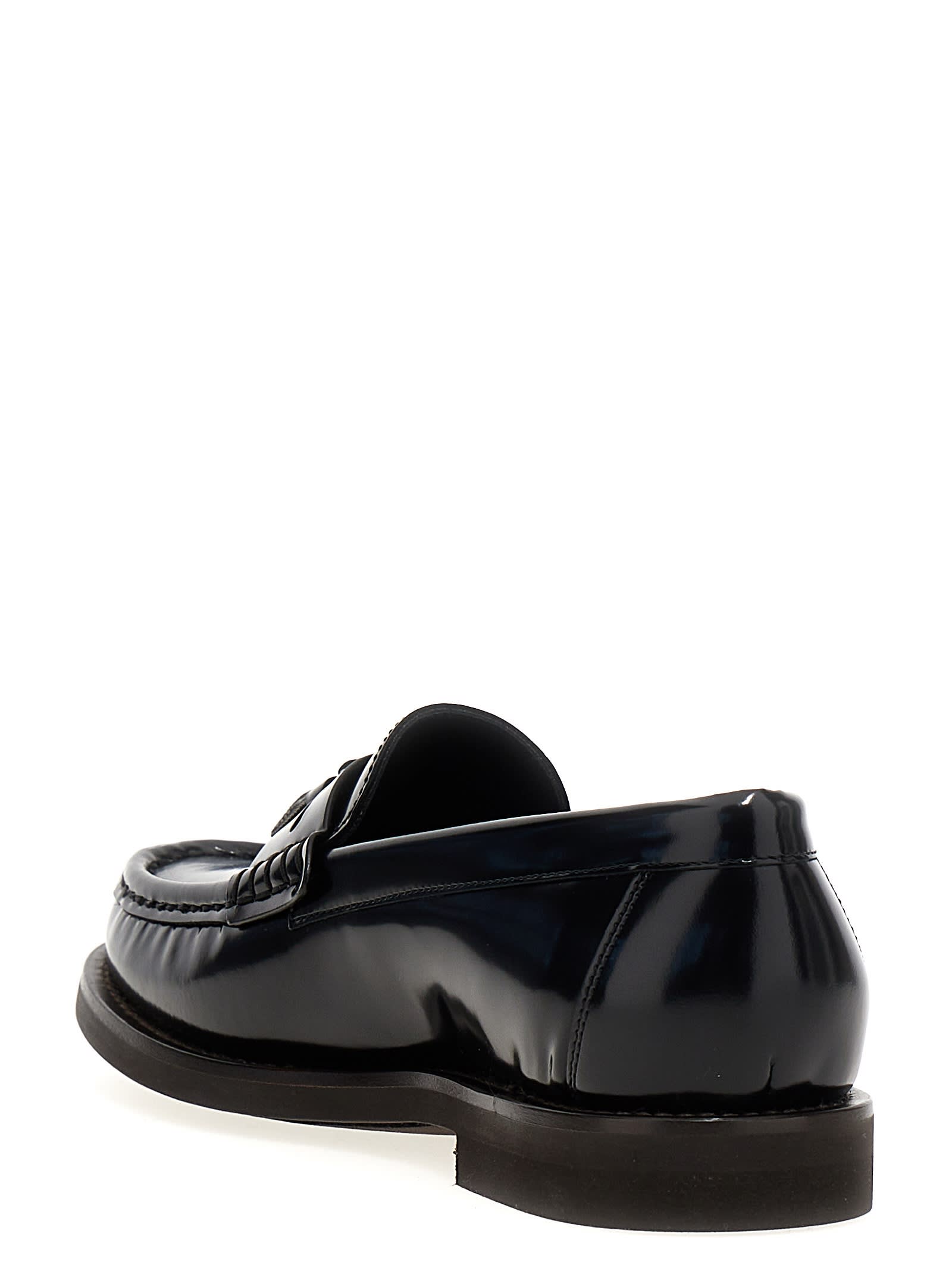 Shop Brunello Cucinelli Monile Loafers In Black