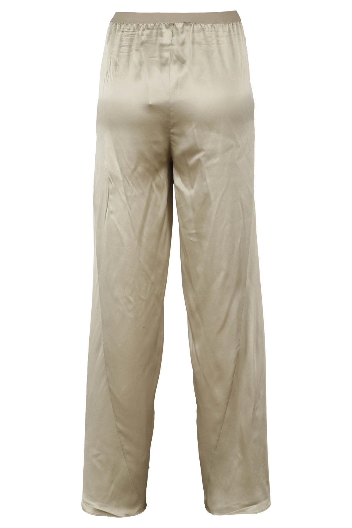Shop Christopher Esber Silk Bias Trouser In Putty