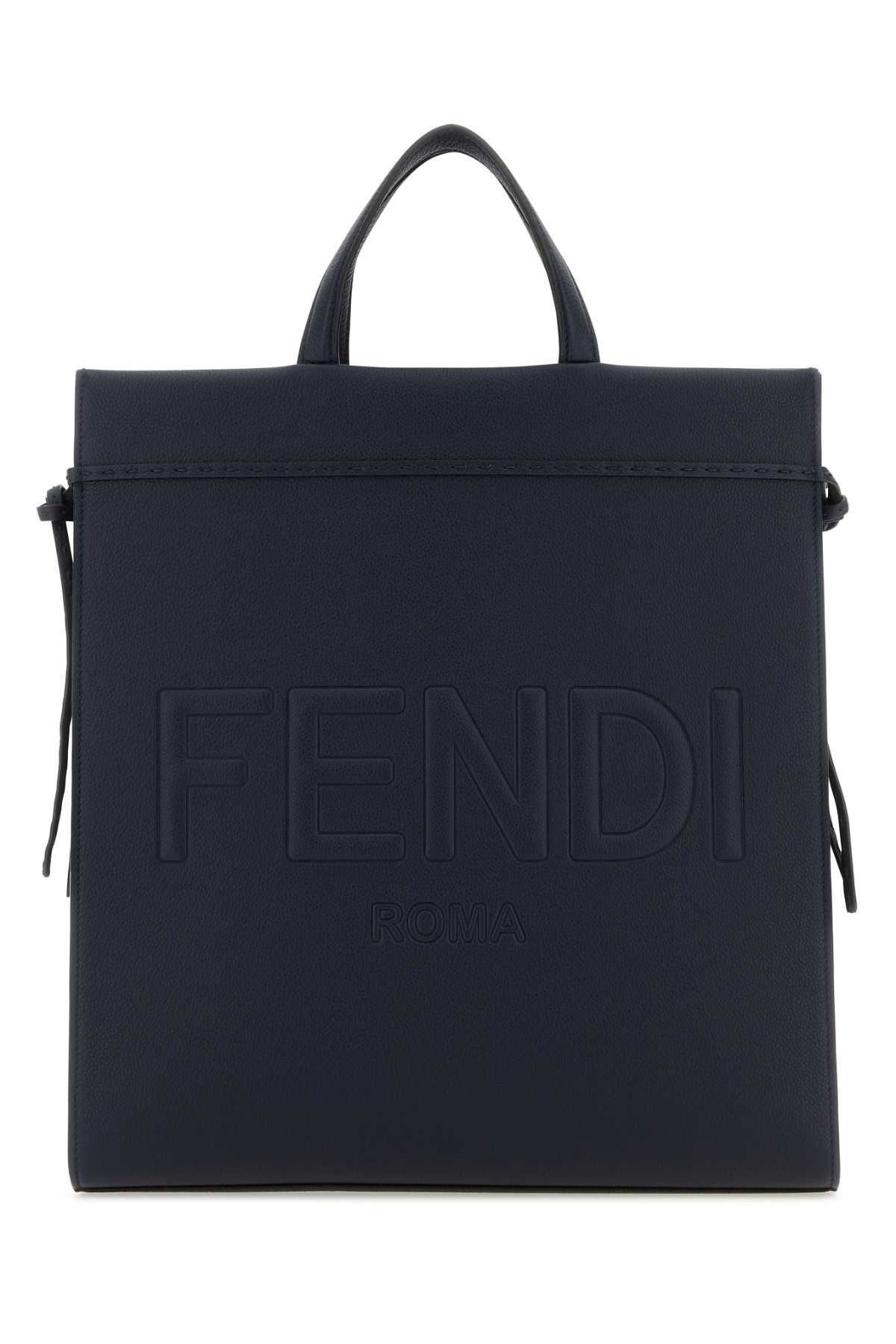 Shop Fendi Midnight Blue Medium Go To Shopper Shopping Bag In Darkbluepalladio