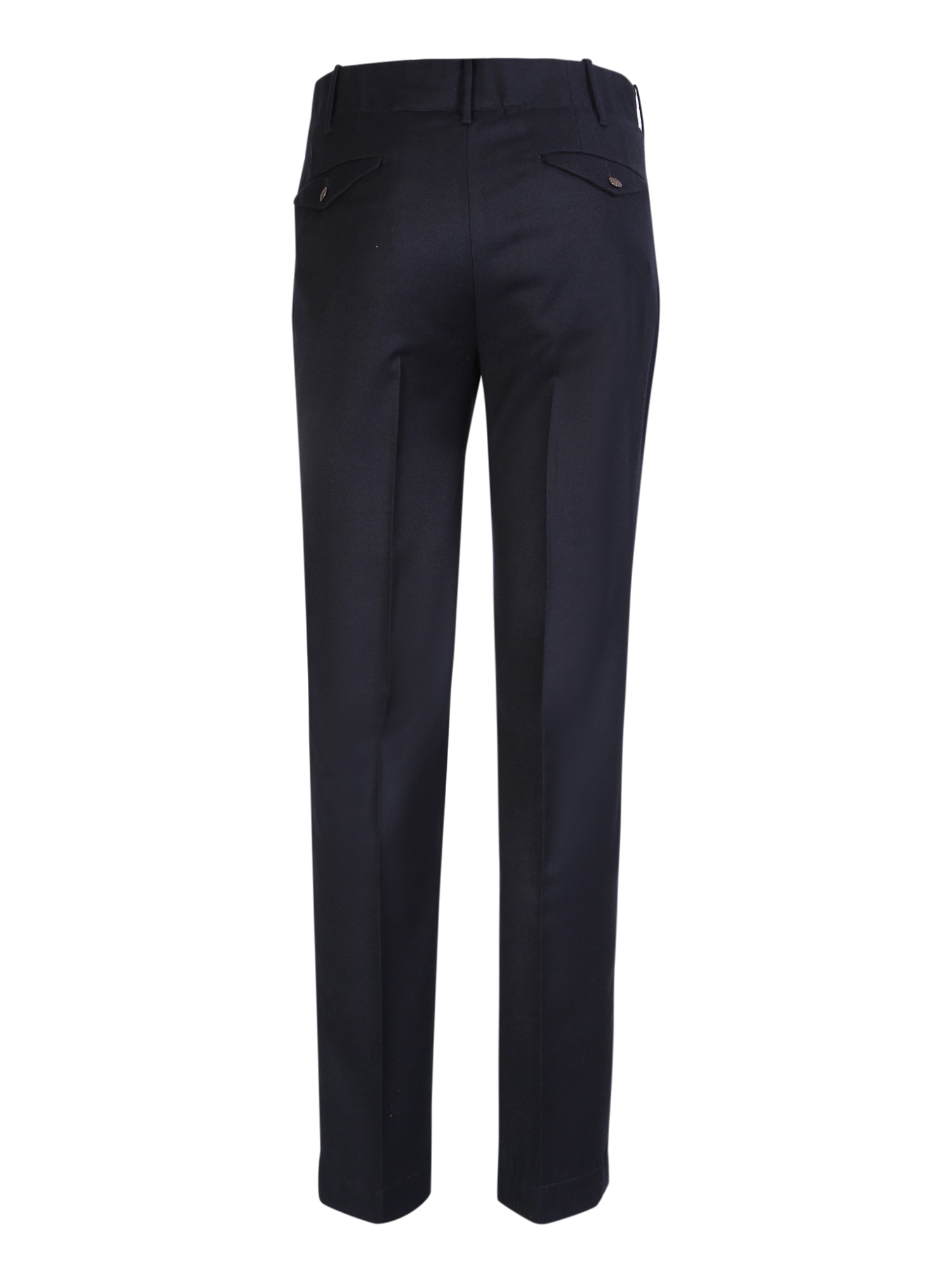 Incotex Men's Slim Fit Cotton Trousers With Pockets In Blue