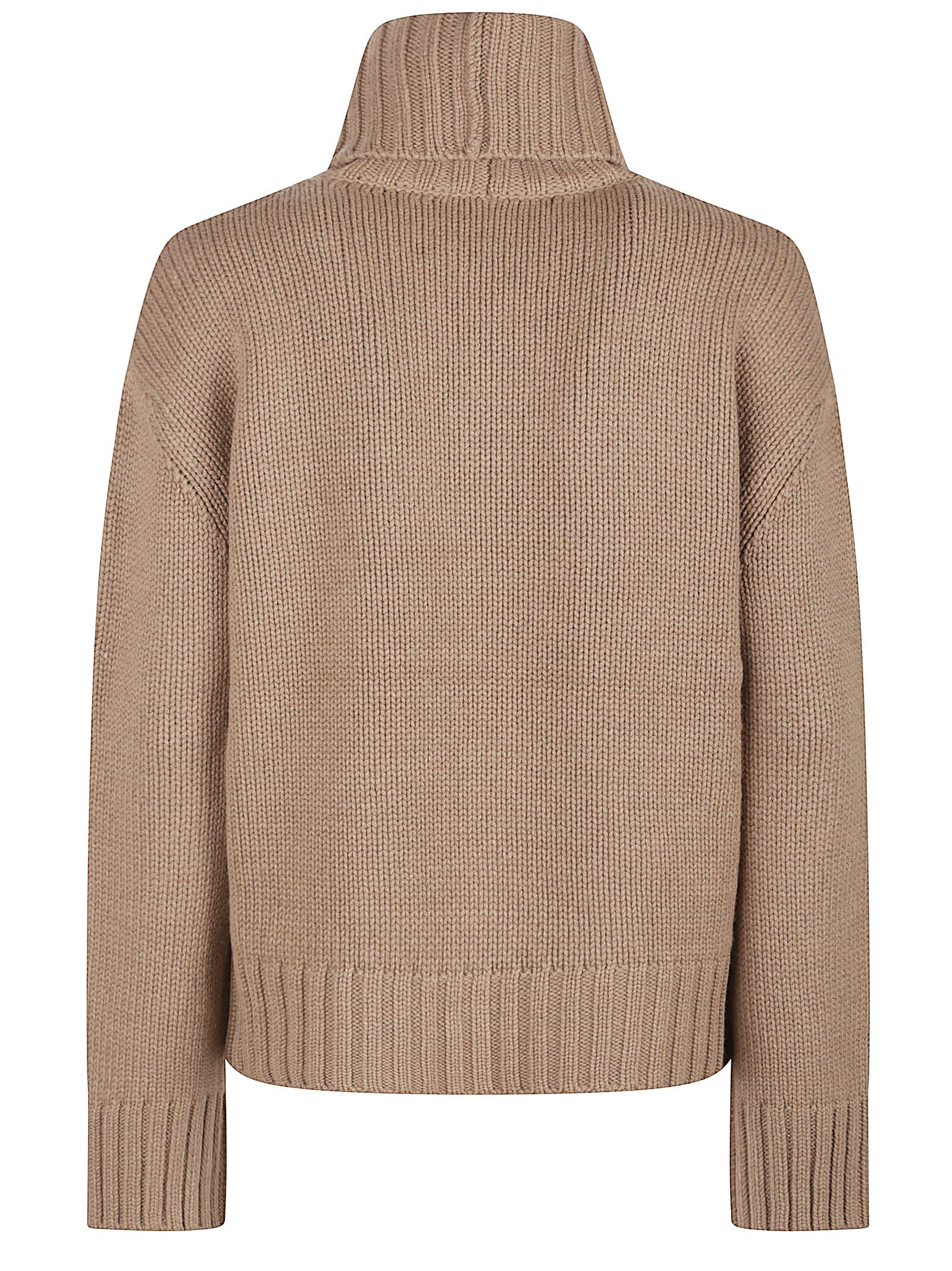 Fabiana Filippi Turtle Neck Sweater In Brown
