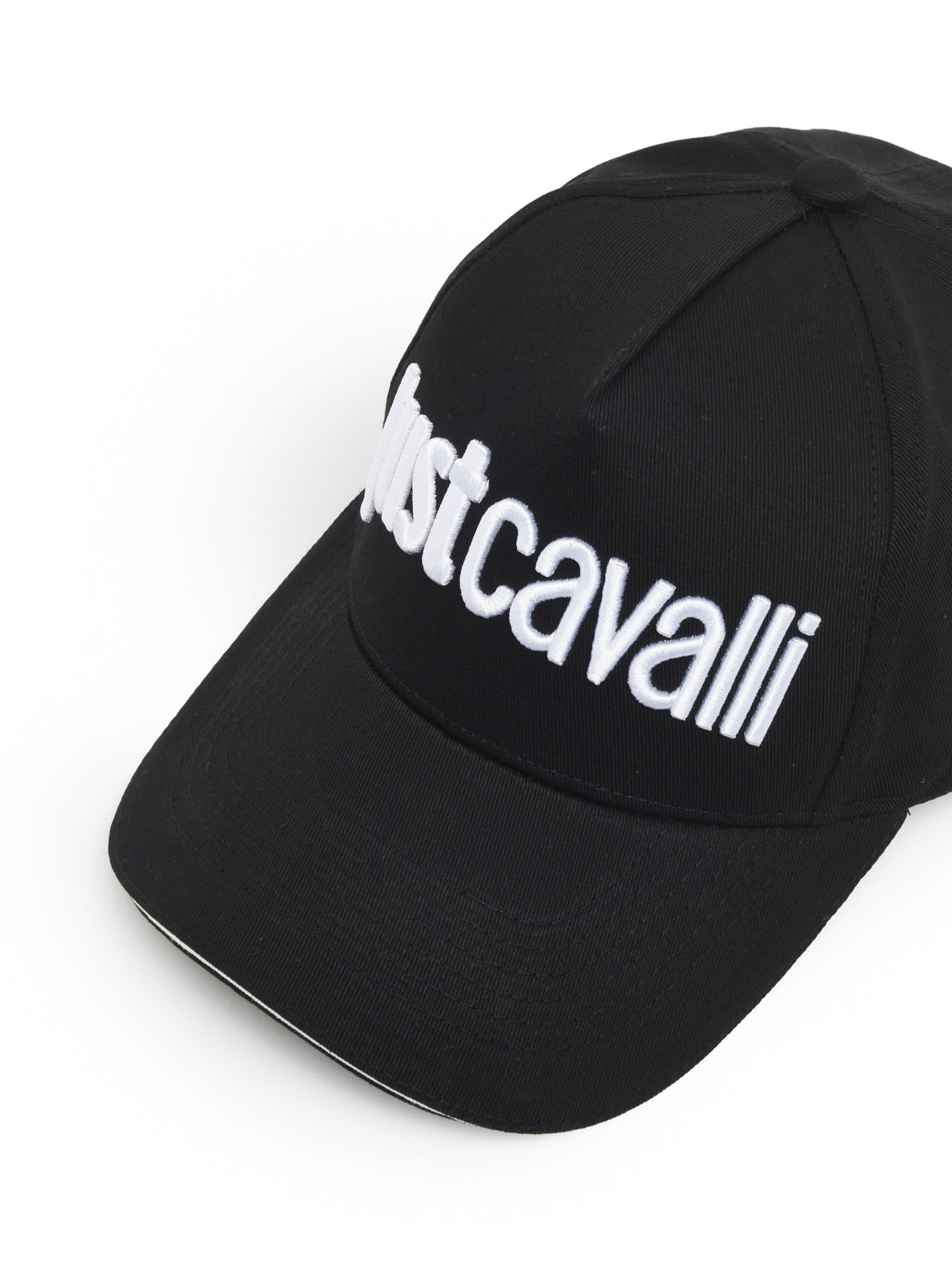 Just Cavalli Black Casual Hat In Black