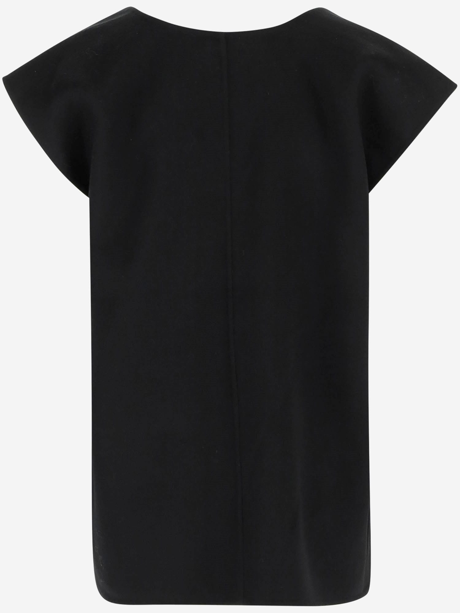 By Malene Birger Cilia Wool Vest In Black