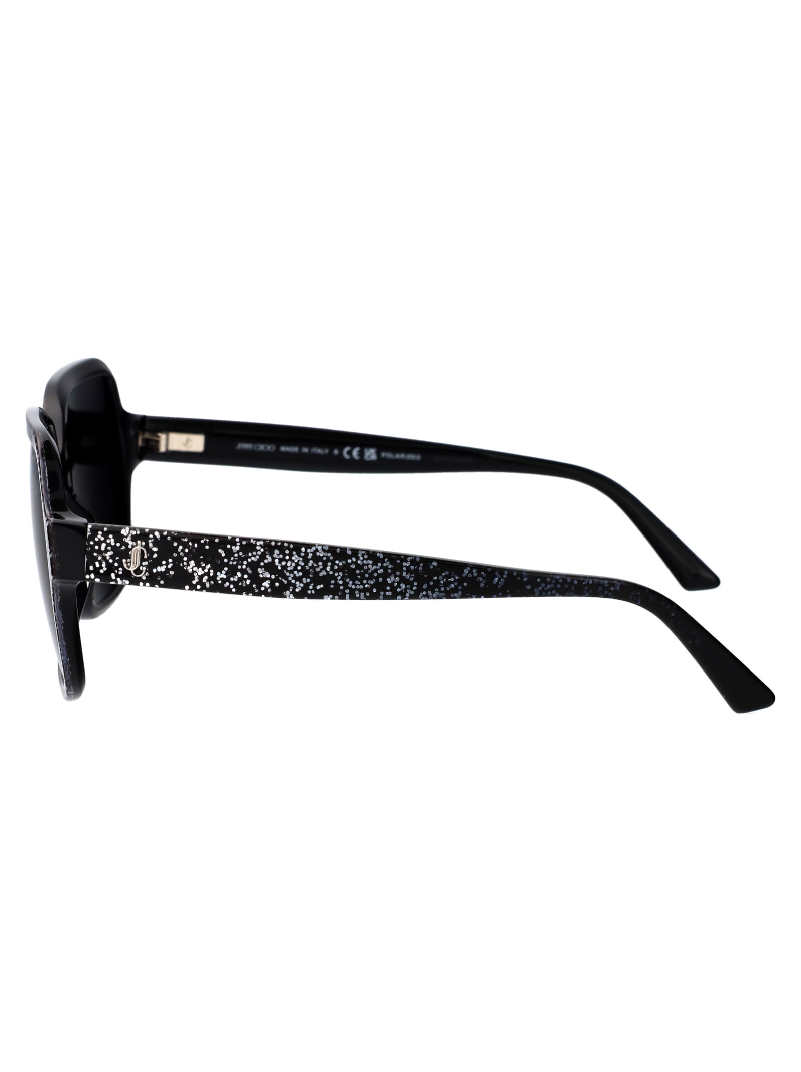 Jimmy Choo 0jc5005 Sunglasses In 5041t3 Black Gradient Glitter