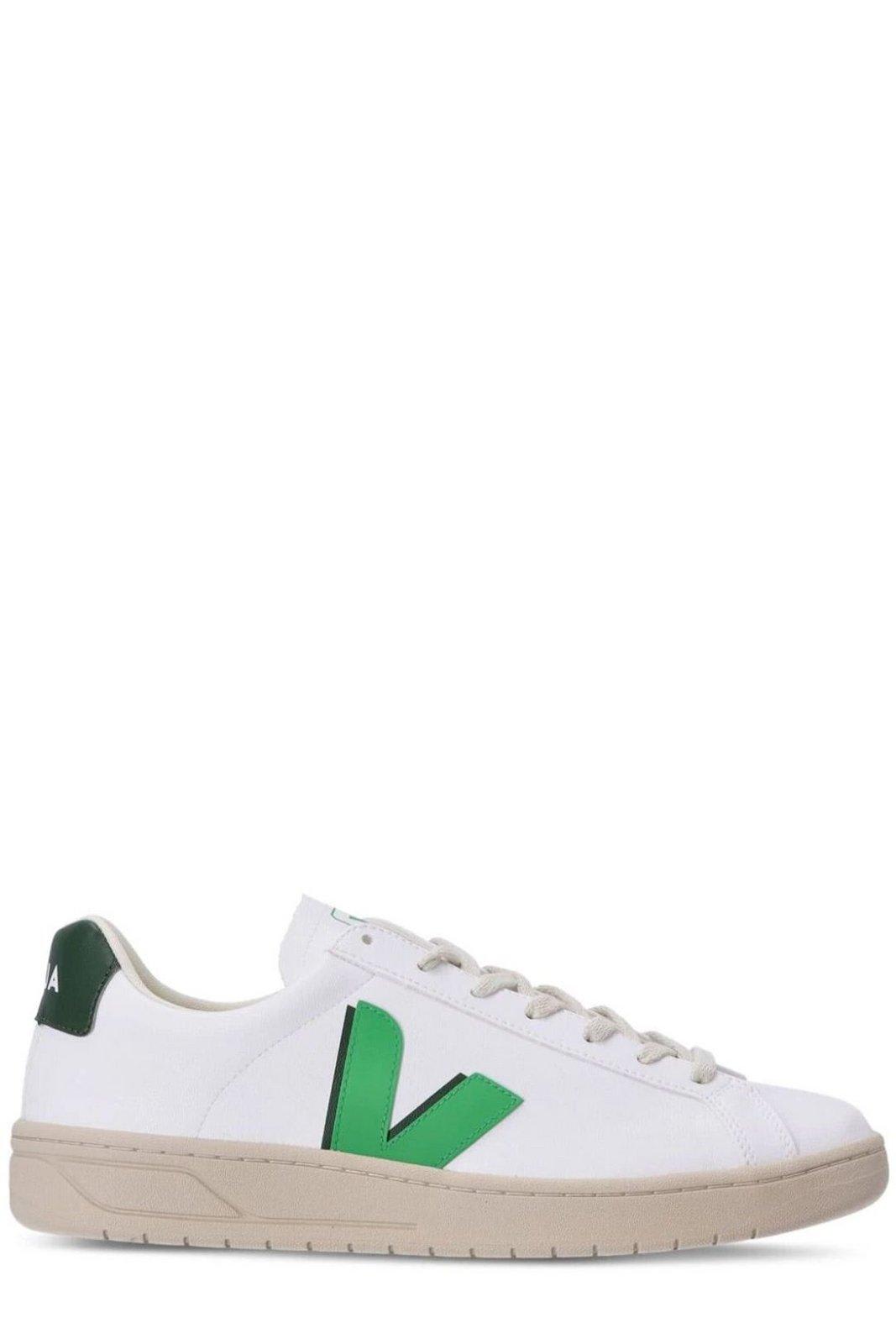 Shop Veja Ucra Cwl Low-top Sneakers In White/green