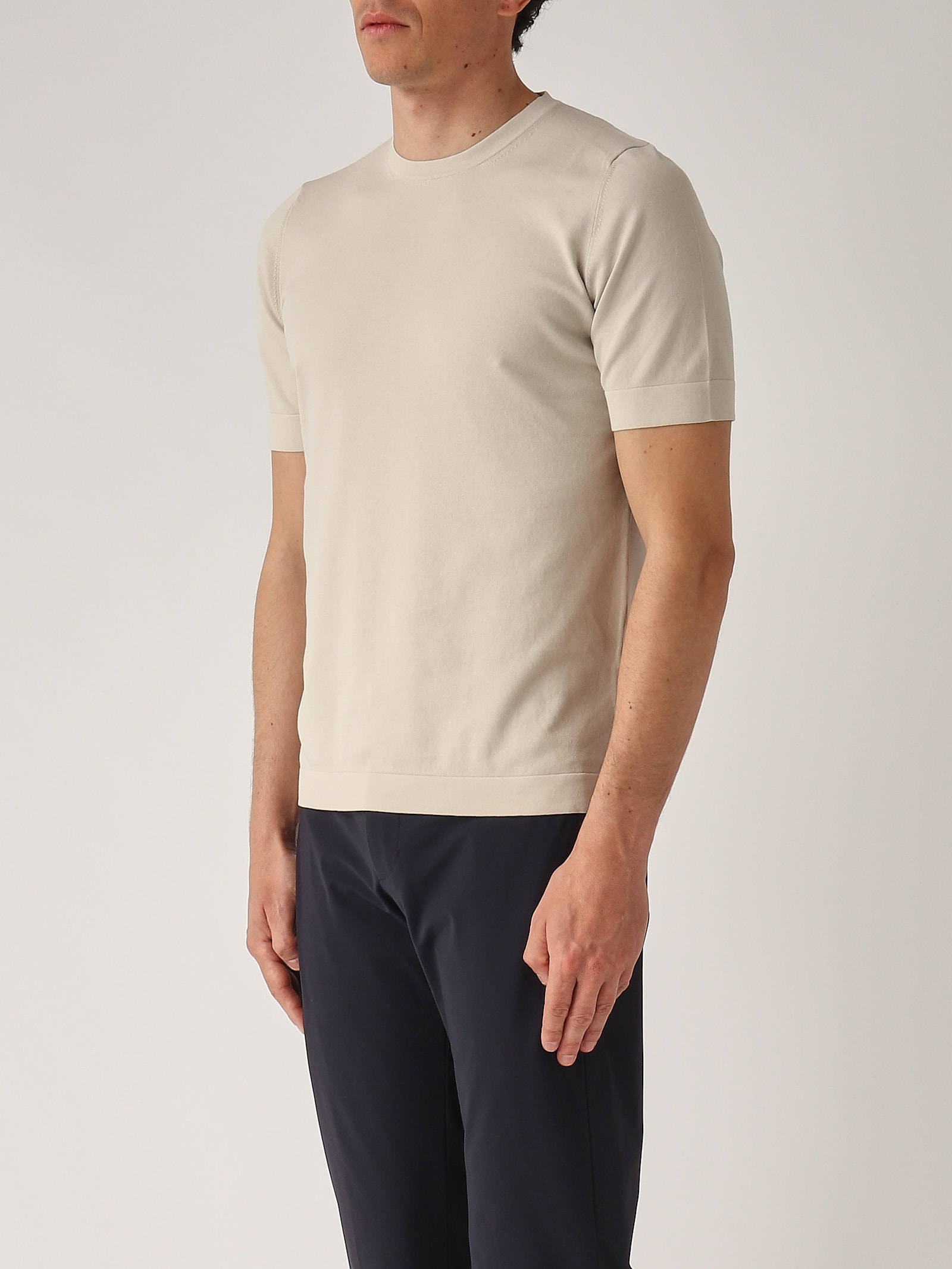 Gran Sasso Jersey T-shirt In Neutral