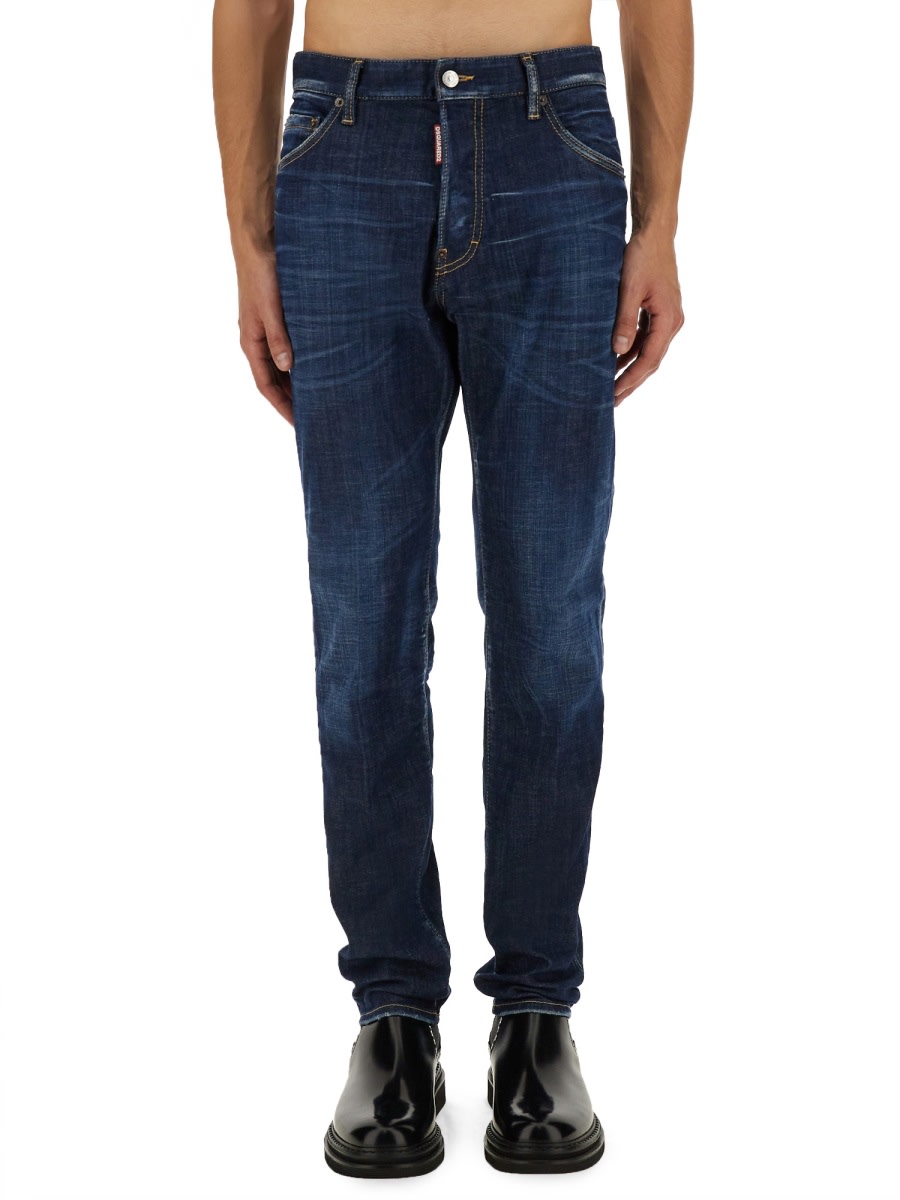 Dsquared2 Dsquared Men Stretch Denim Cool Guy Jeans