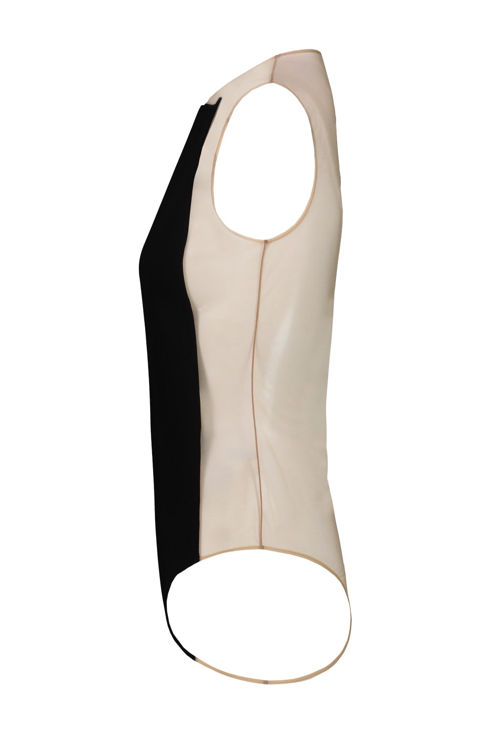 Shop Courrèges Bodysuit Frame Illusion In Black