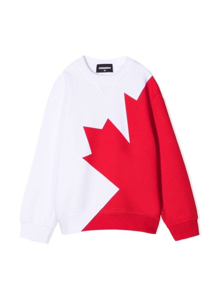 Dsquared2 Relax Felpa In White