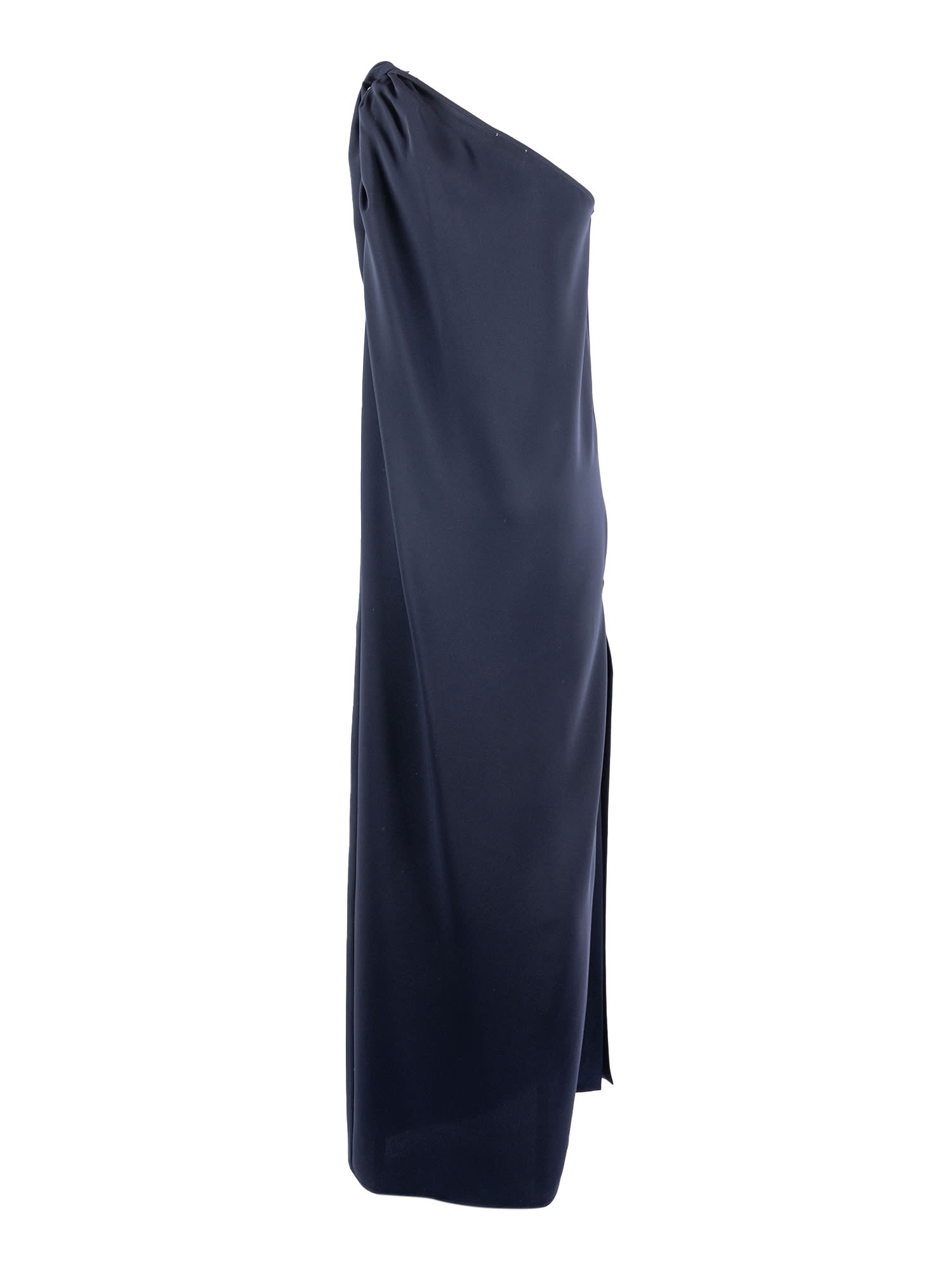 P.a.r.o.s.h One-shoulder Draped Evening Dress By P. A.r. O.s. H. In Blue