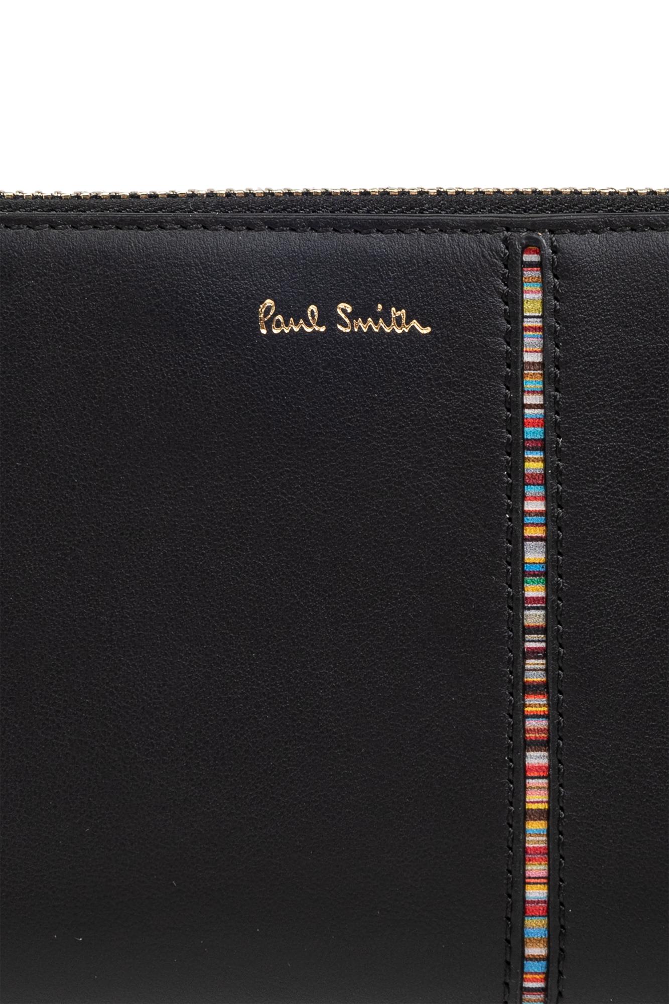 Shop Paul Smith Wallet With Logo In Black