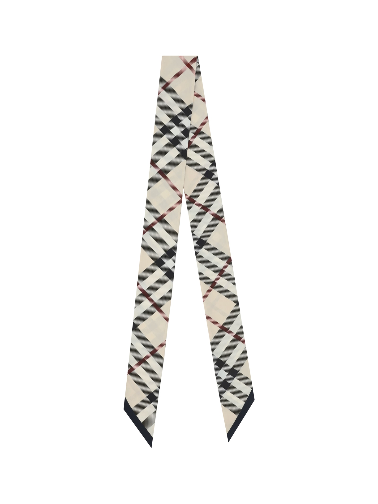 Shop Burberry Foulard In Stone