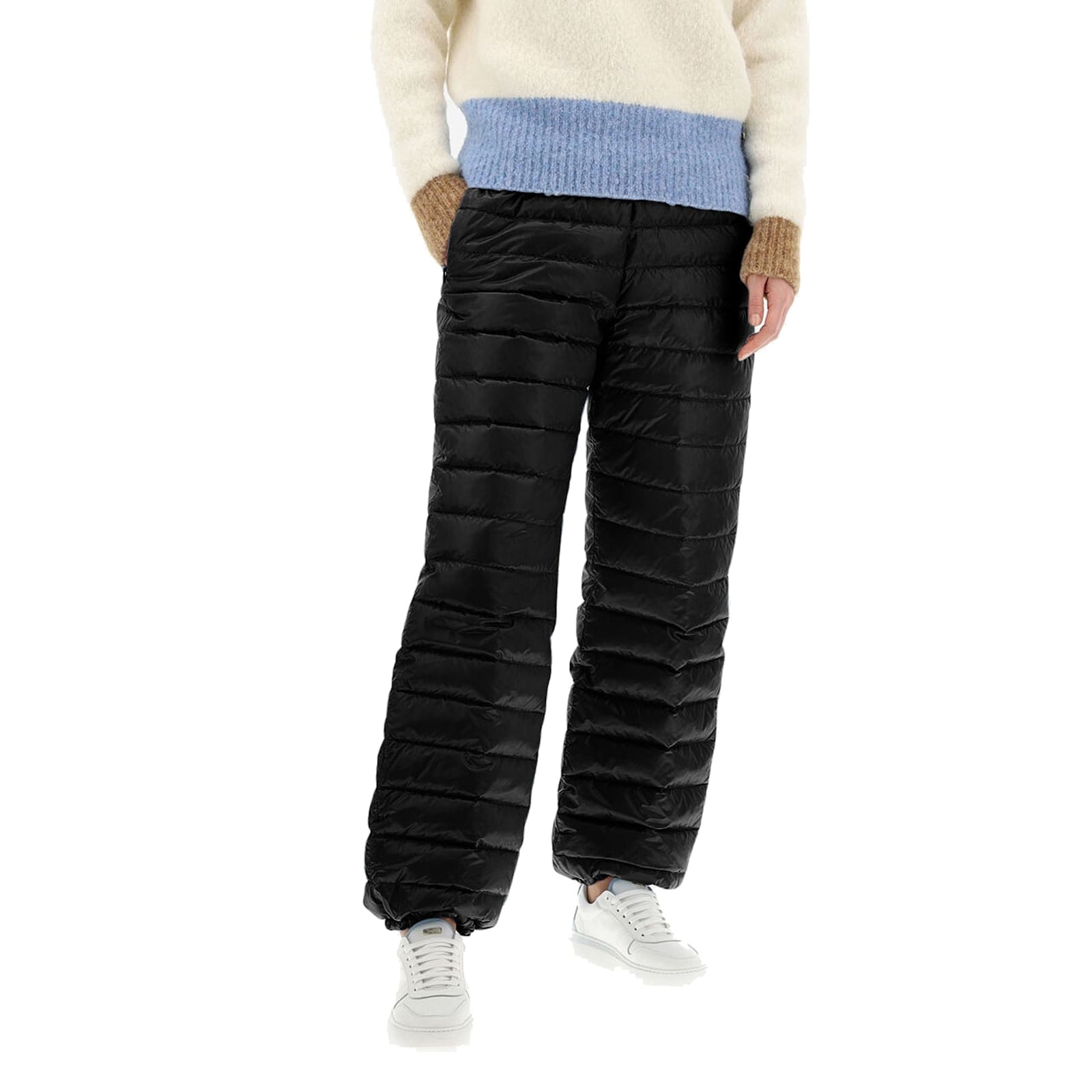 Herno Black Polyamide Athletic Pants In Black