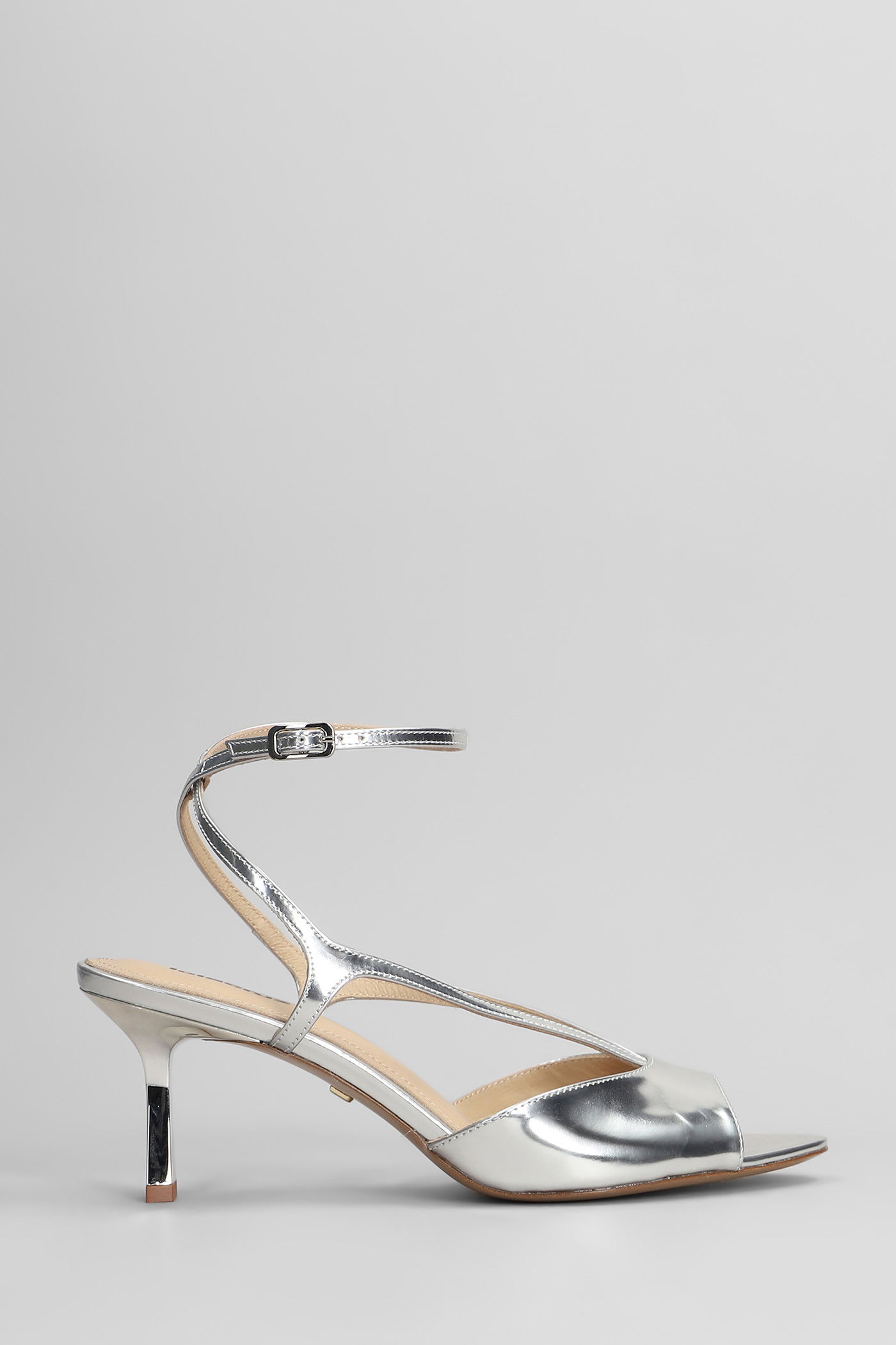 Streep 65 Sandals In Silver Leather