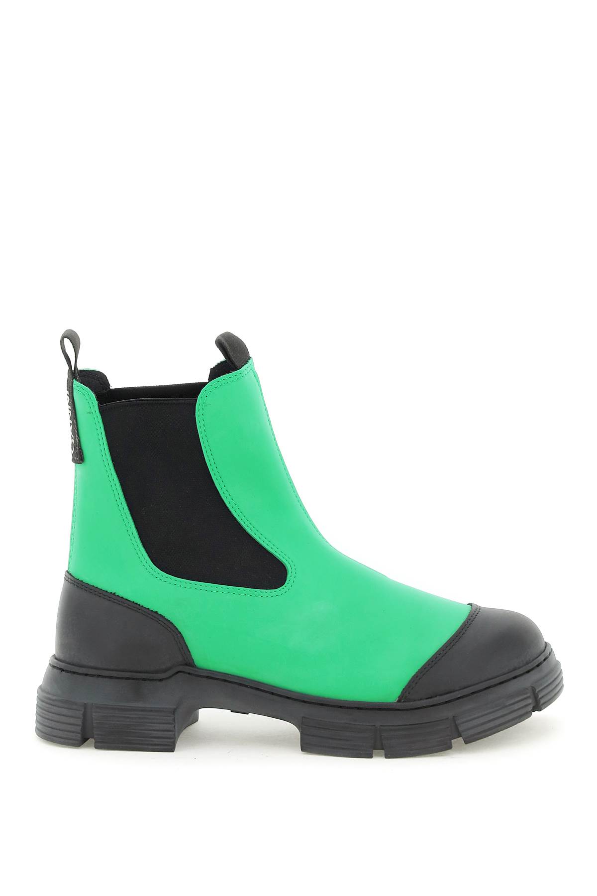 Ganni Recycled Rubber Ankle Boots
